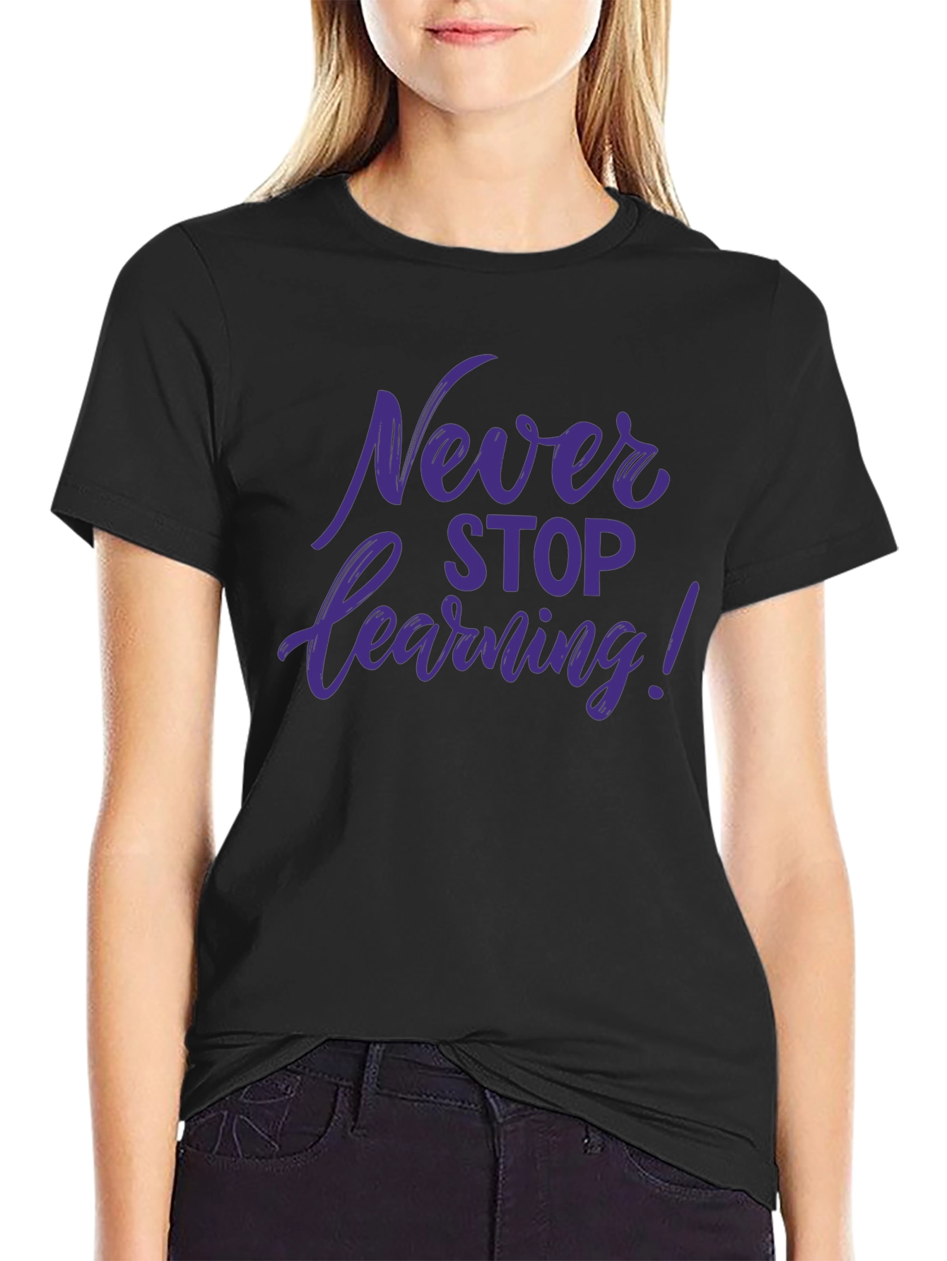 Never Stop Learning Graphic Tee