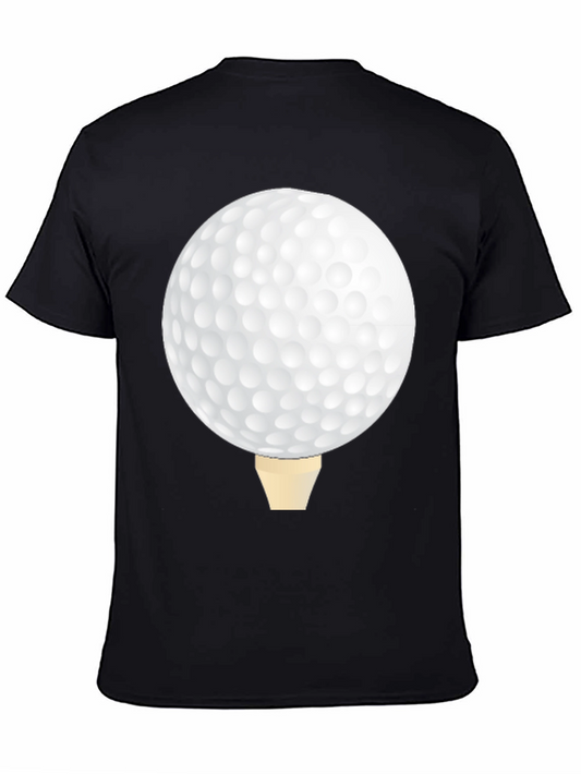 Golf Ball Tee Black T-Shirt