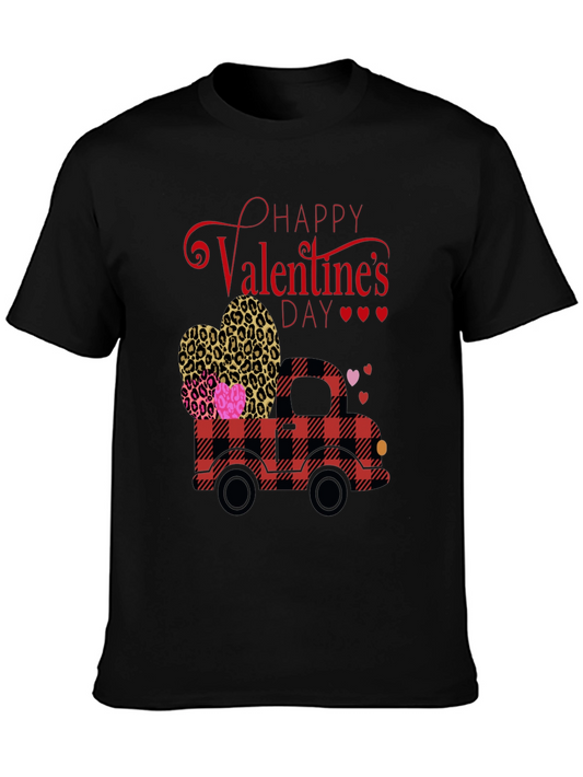 Valentines Day Truck Graphic Tee