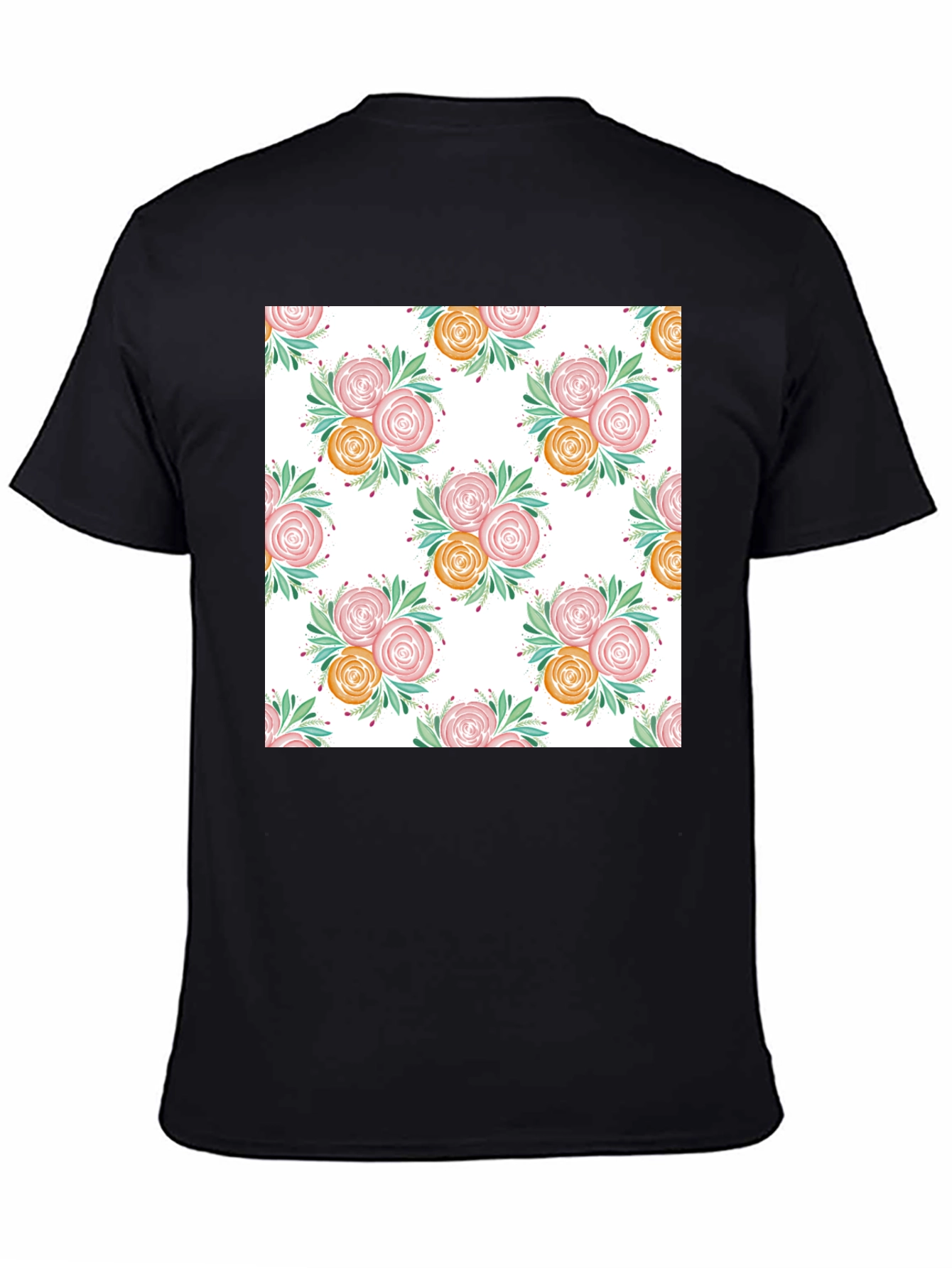Floral Print T-Shirt - Stylish & Comfortable