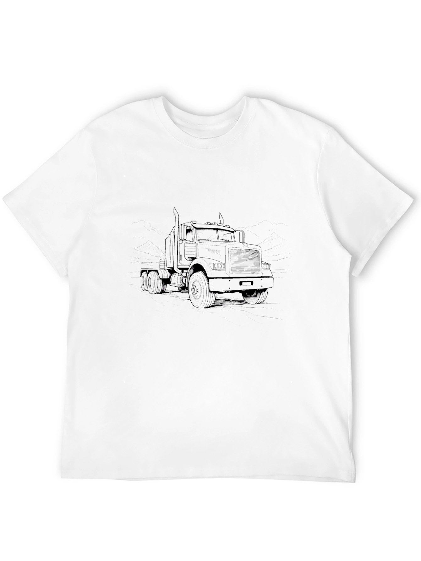 Black Truck Graphic Tee - Classic Style