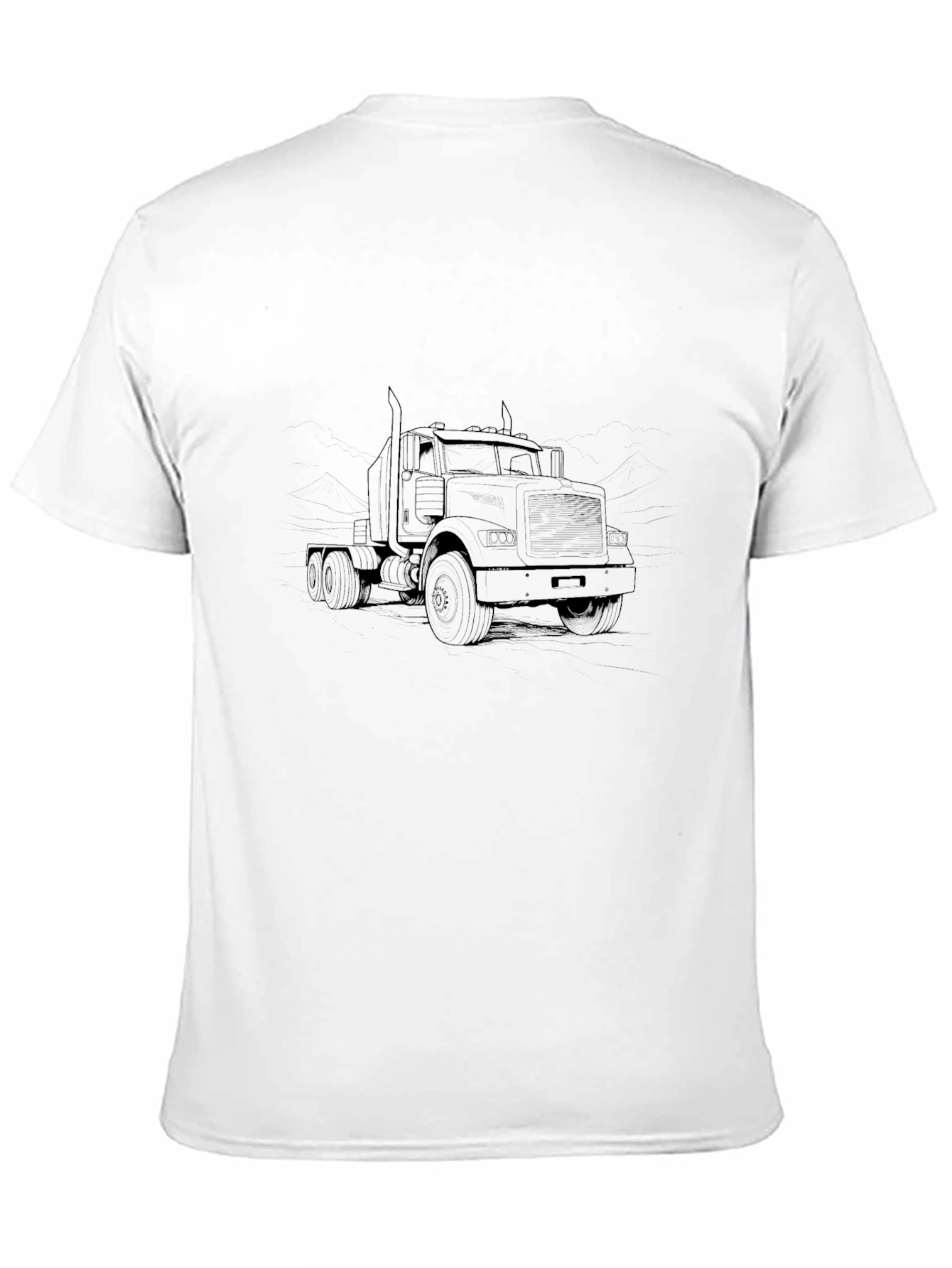 Black Truck Graphic Tee - Classic Style
