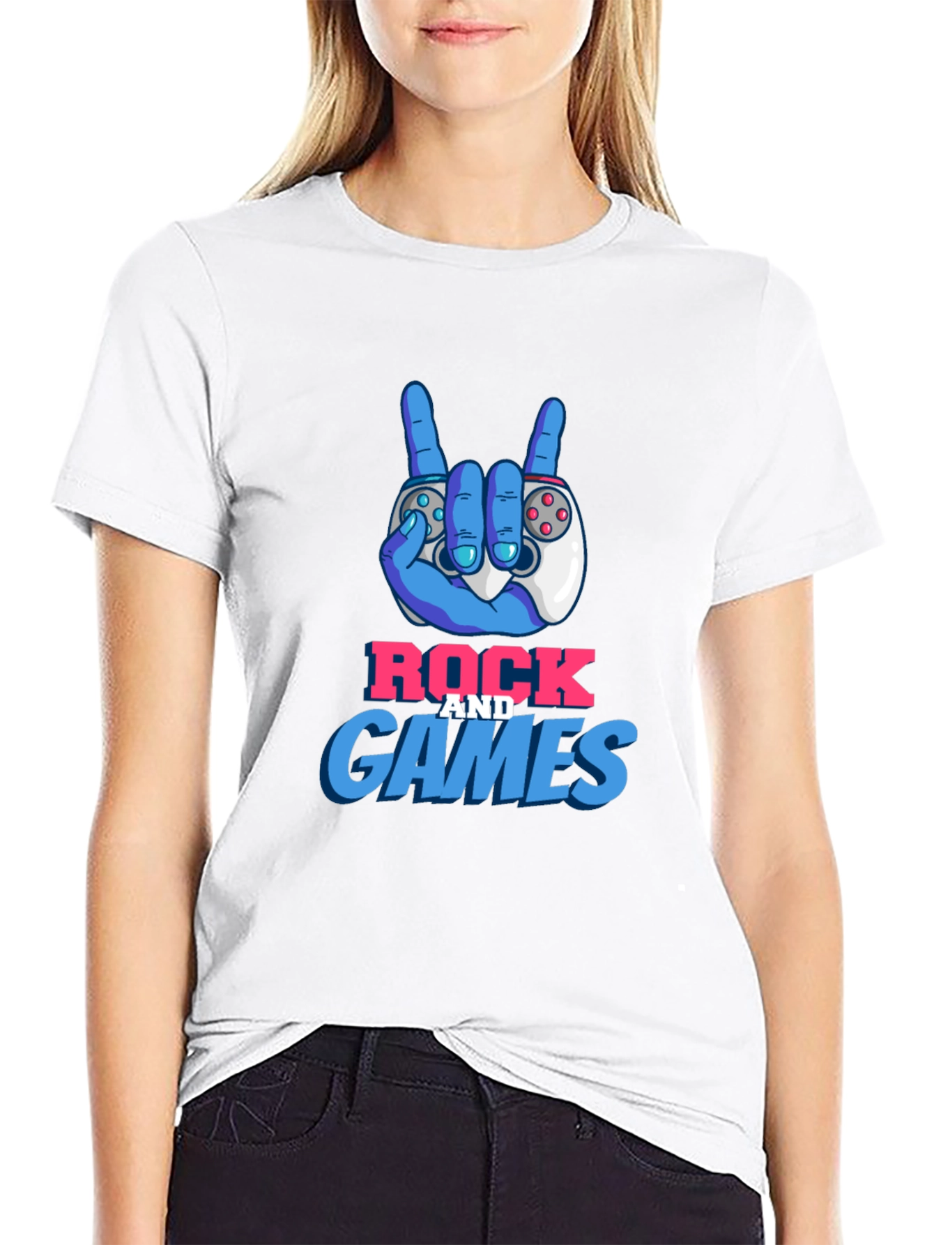 Rock and Games T-Shirt - Gamer Fashion Tee