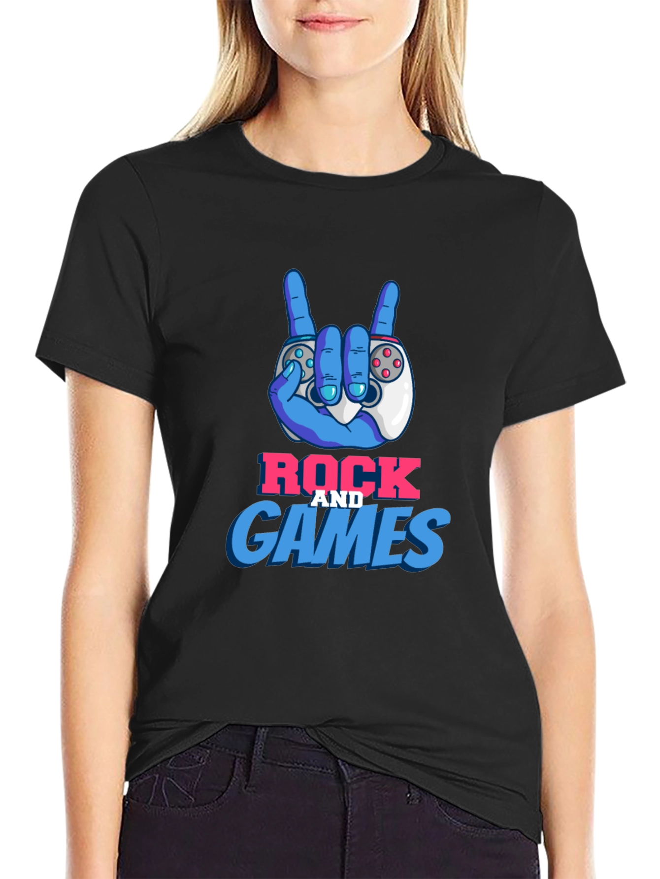 Rock and Games T-Shirt - Gamer Fashion Tee