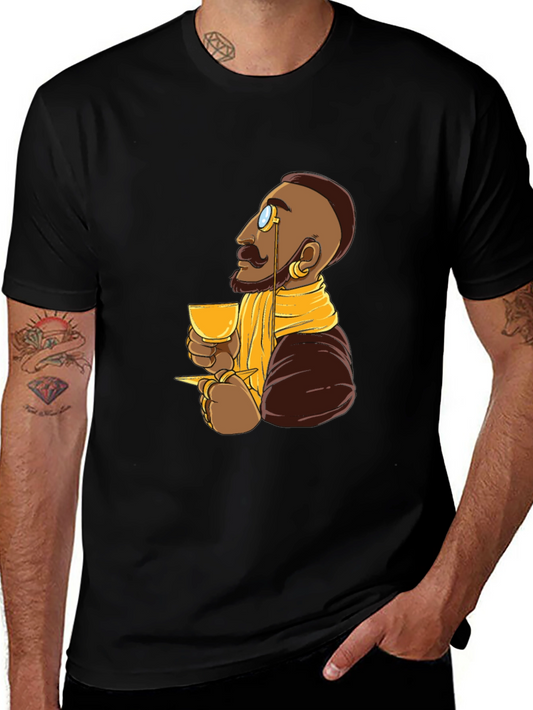 Sophisticated Cartoon Man T-Shirt