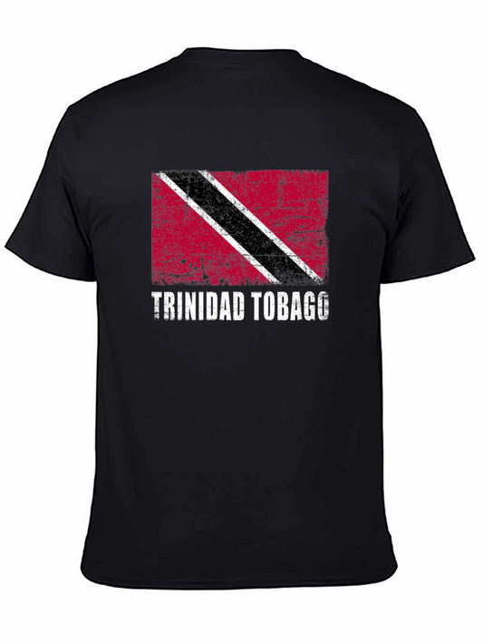 Trinidad & Tobago Flag Graphic Tee - Black