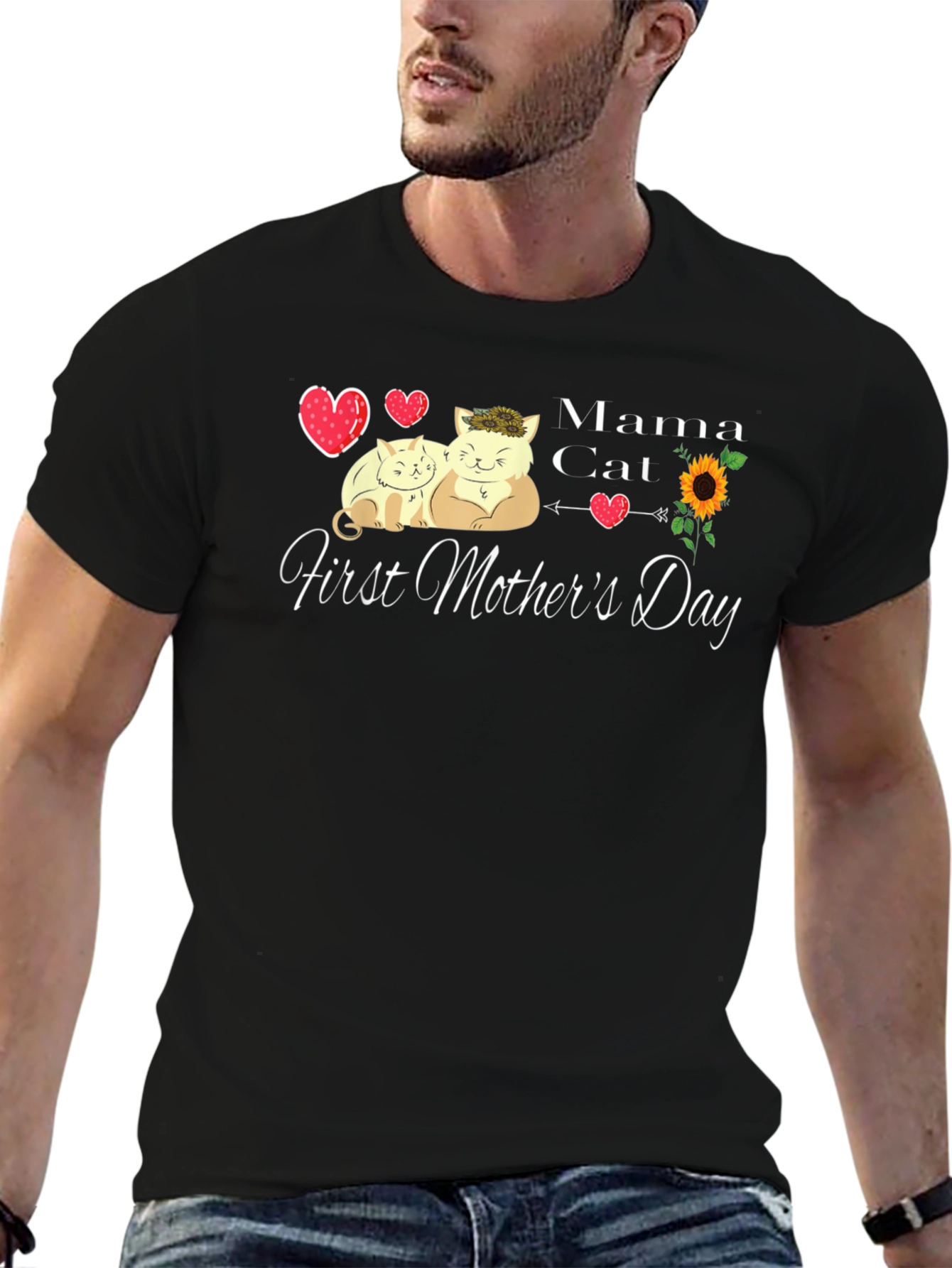 Mama Cat First Mothers Day T-Shirt