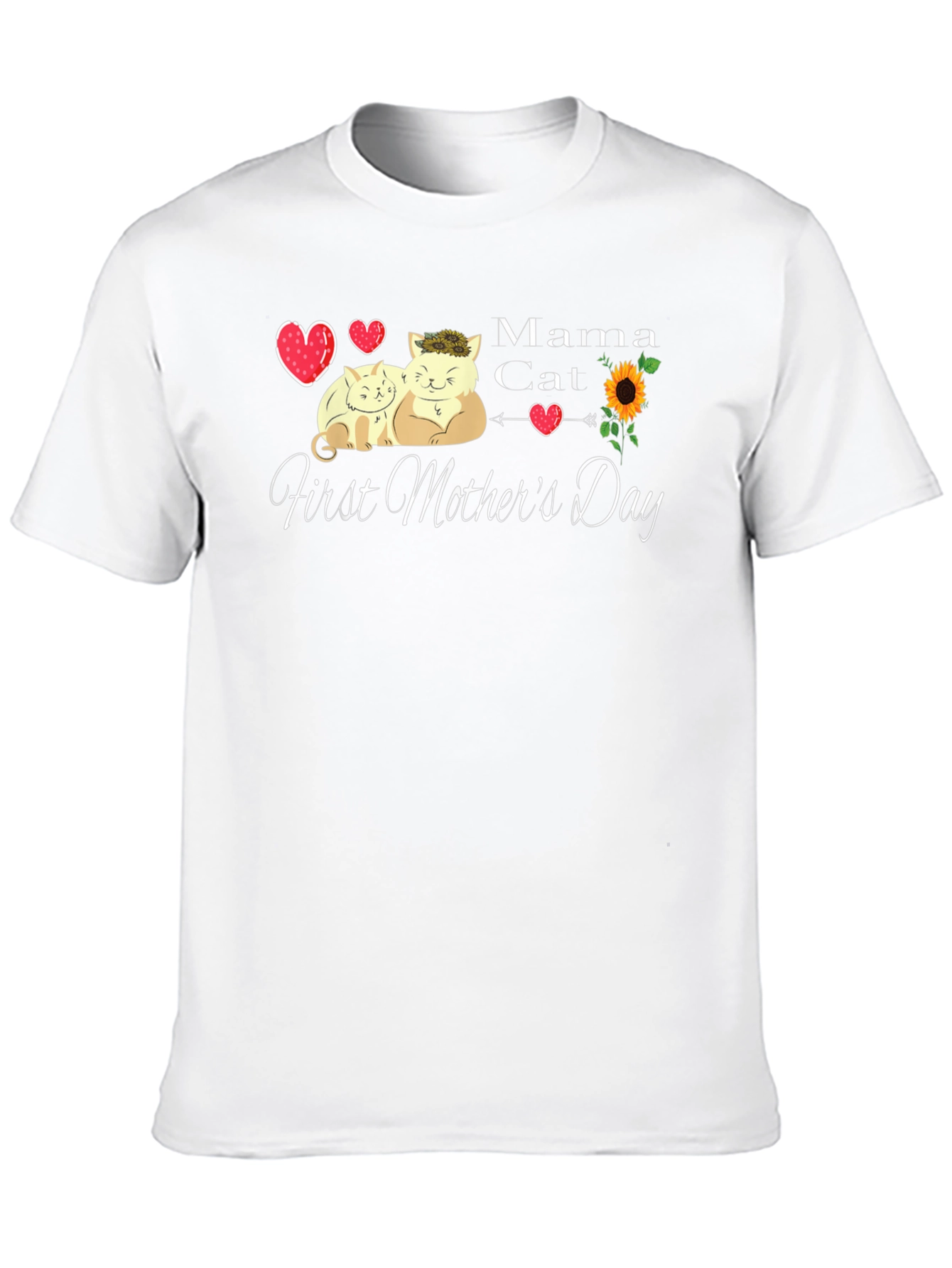 Mama Cat First Mothers Day T-Shirt