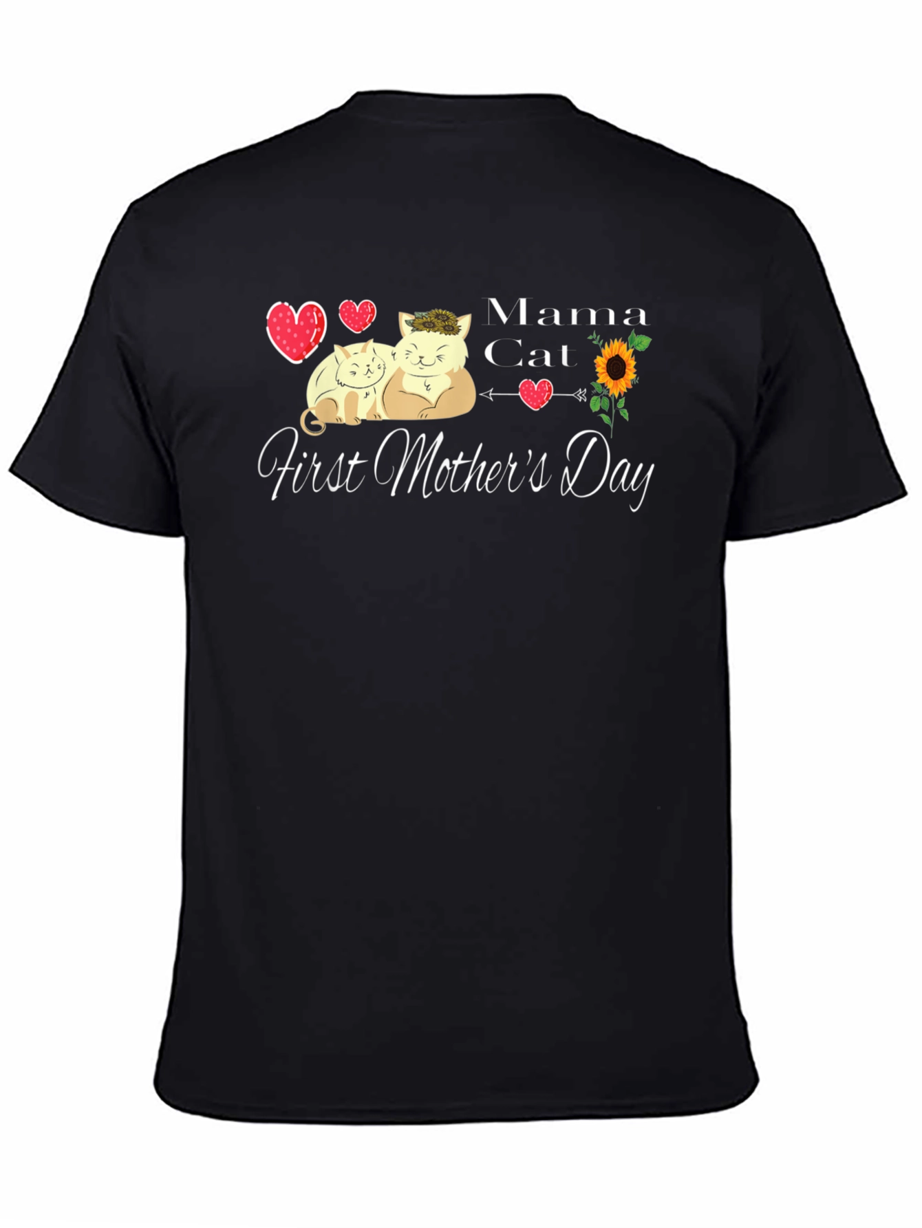 Mama Cat First Mothers Day T-Shirt