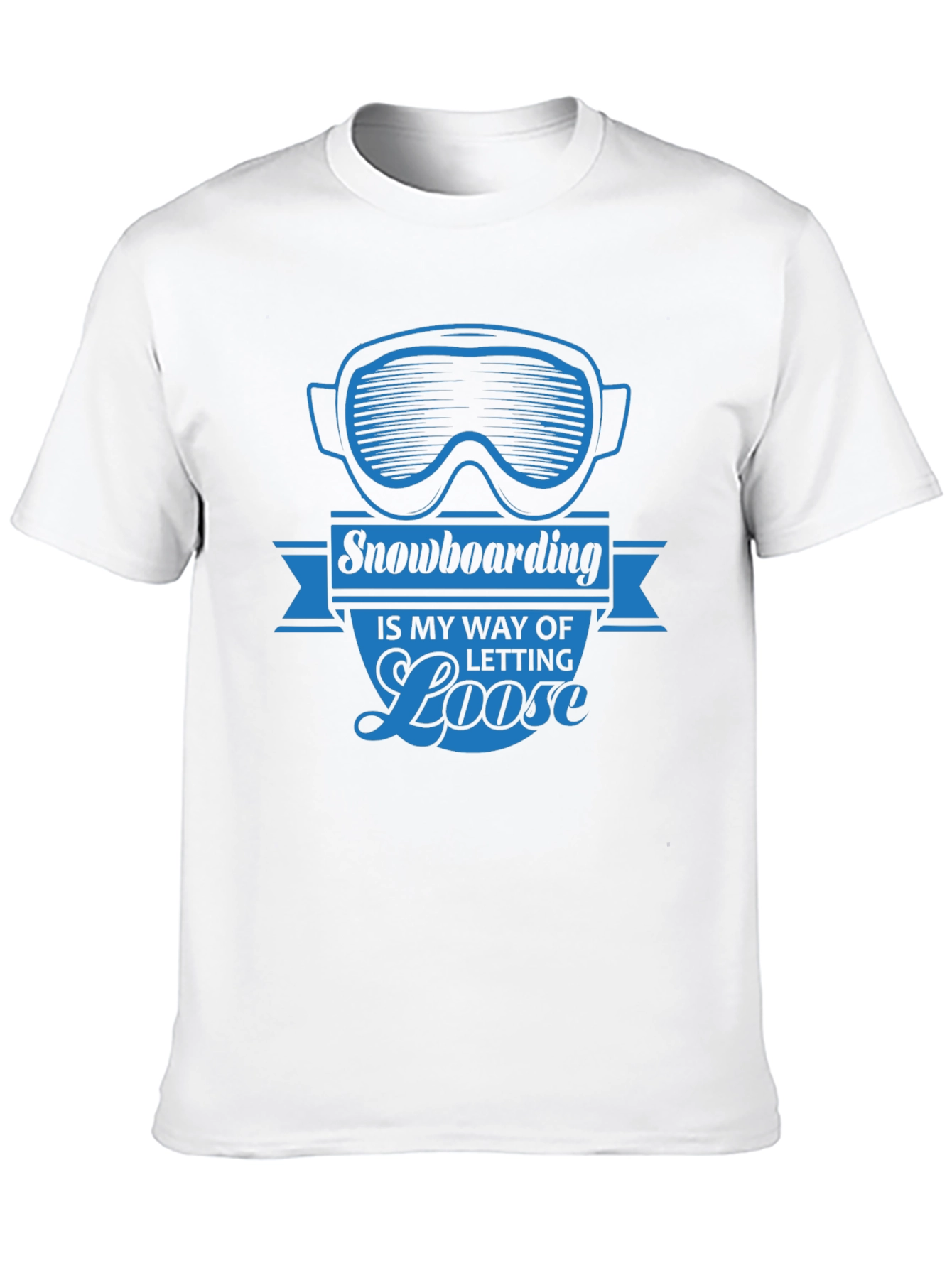 Snowboarding Let Loose Graphic Tee
