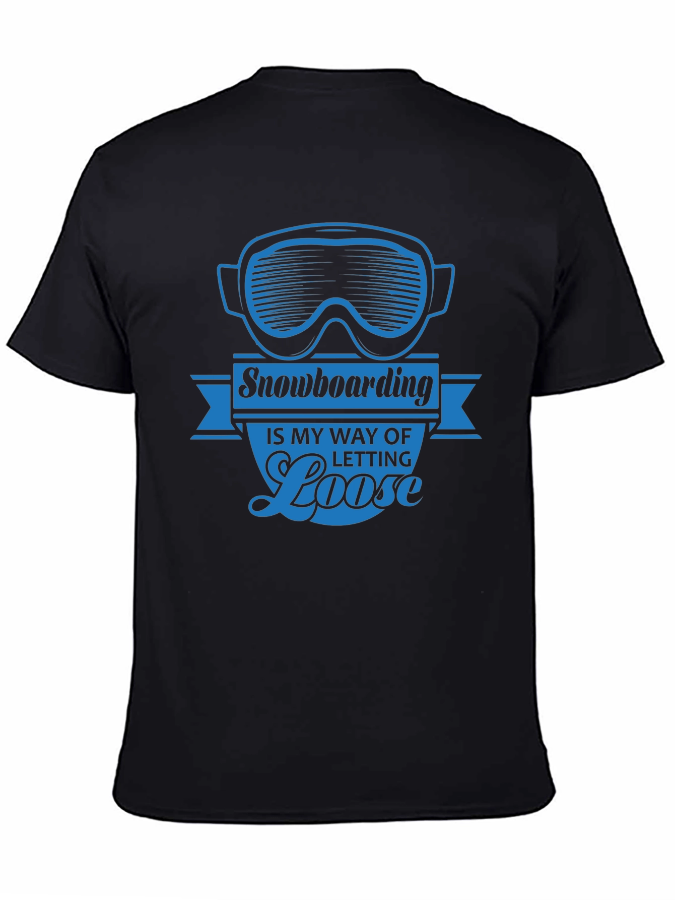 Snowboarding Let Loose Graphic Tee
