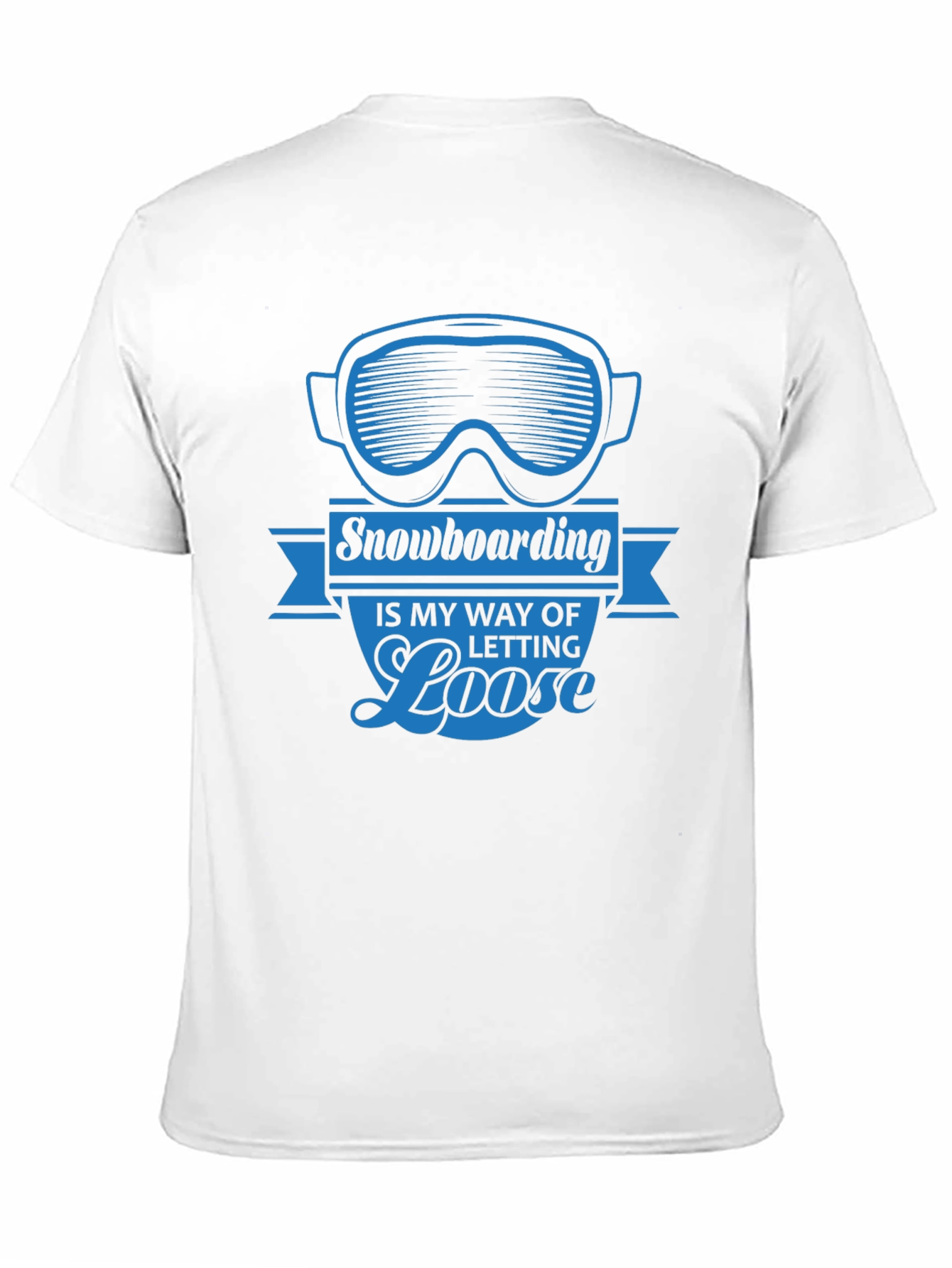 Snowboarding Let Loose Graphic Tee