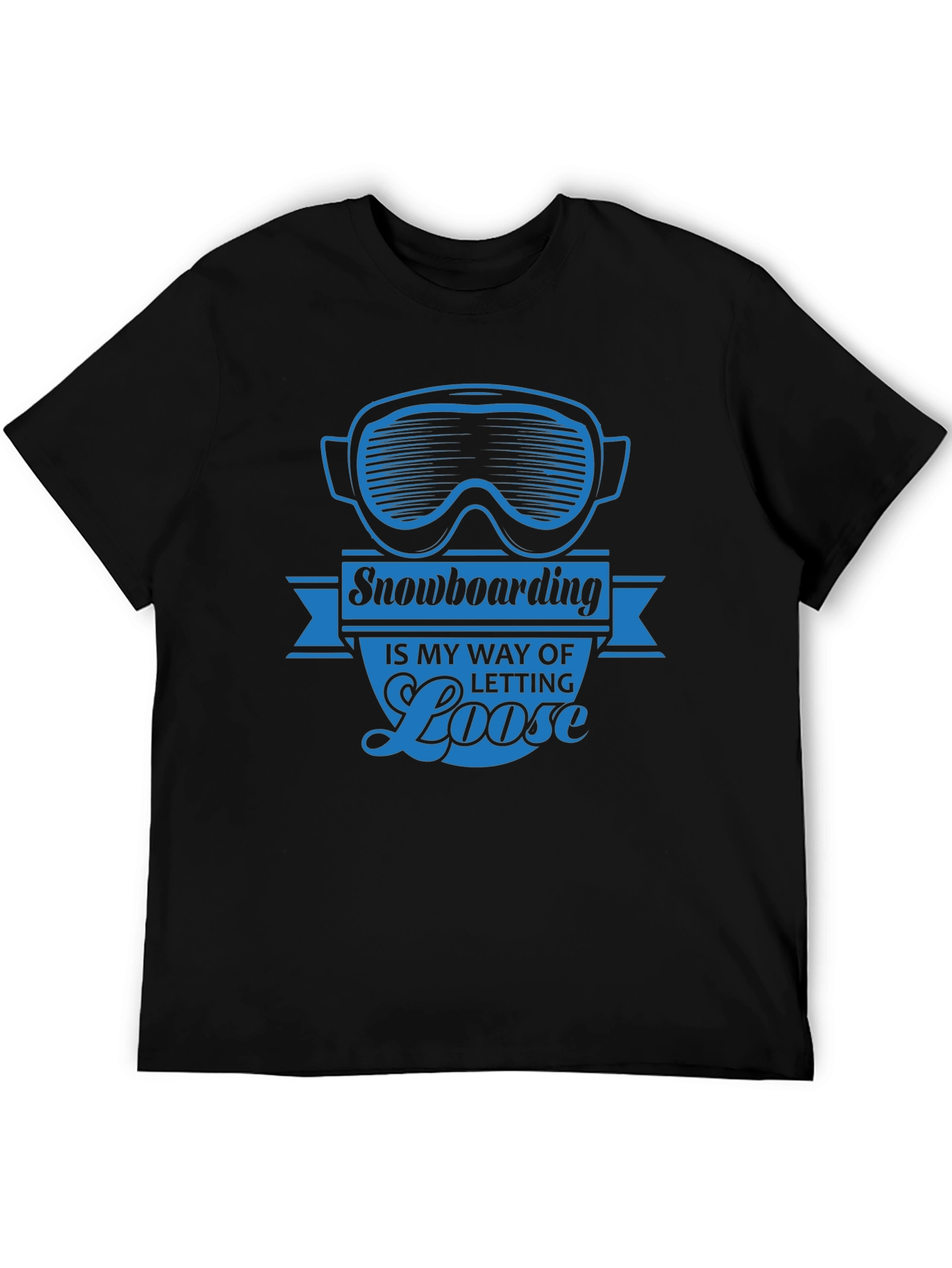 Snowboarding Let Loose Graphic Tee