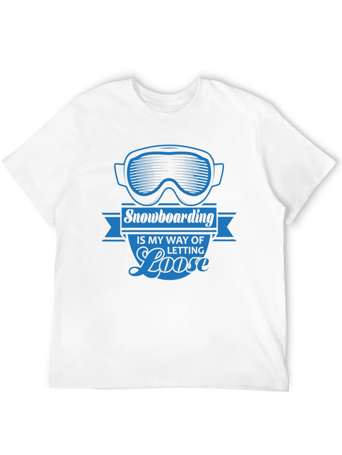 Snowboarding Let Loose Graphic Tee