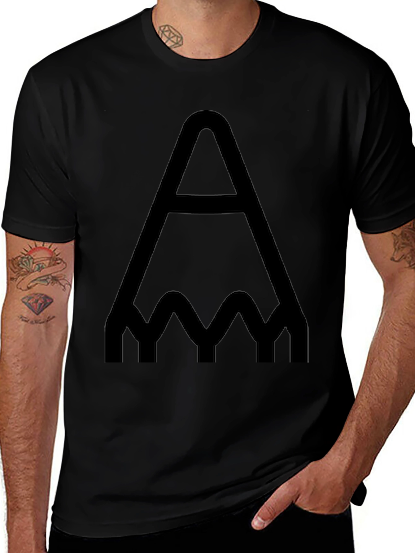 Minimalist Symbol T-Shirt - Modern Graphic Tee