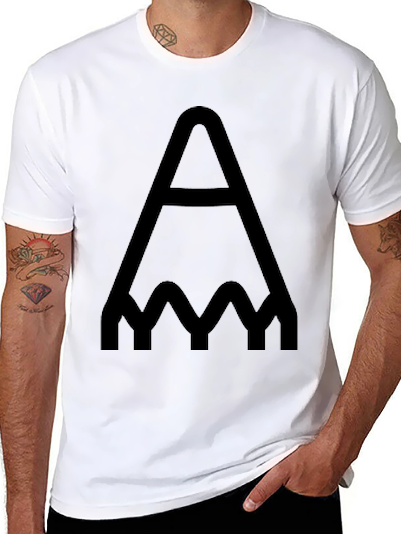 Minimalist Symbol T-Shirt - Modern Graphic Tee