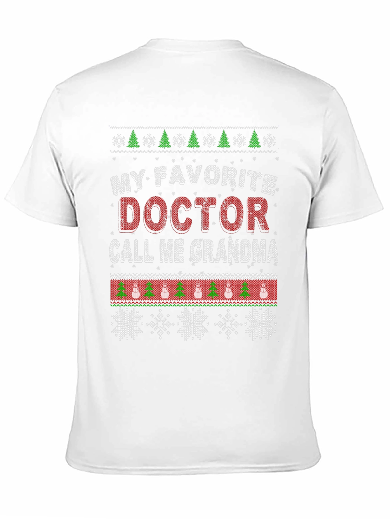 My Favorite Doctor Grandma Knit Pattern Tee