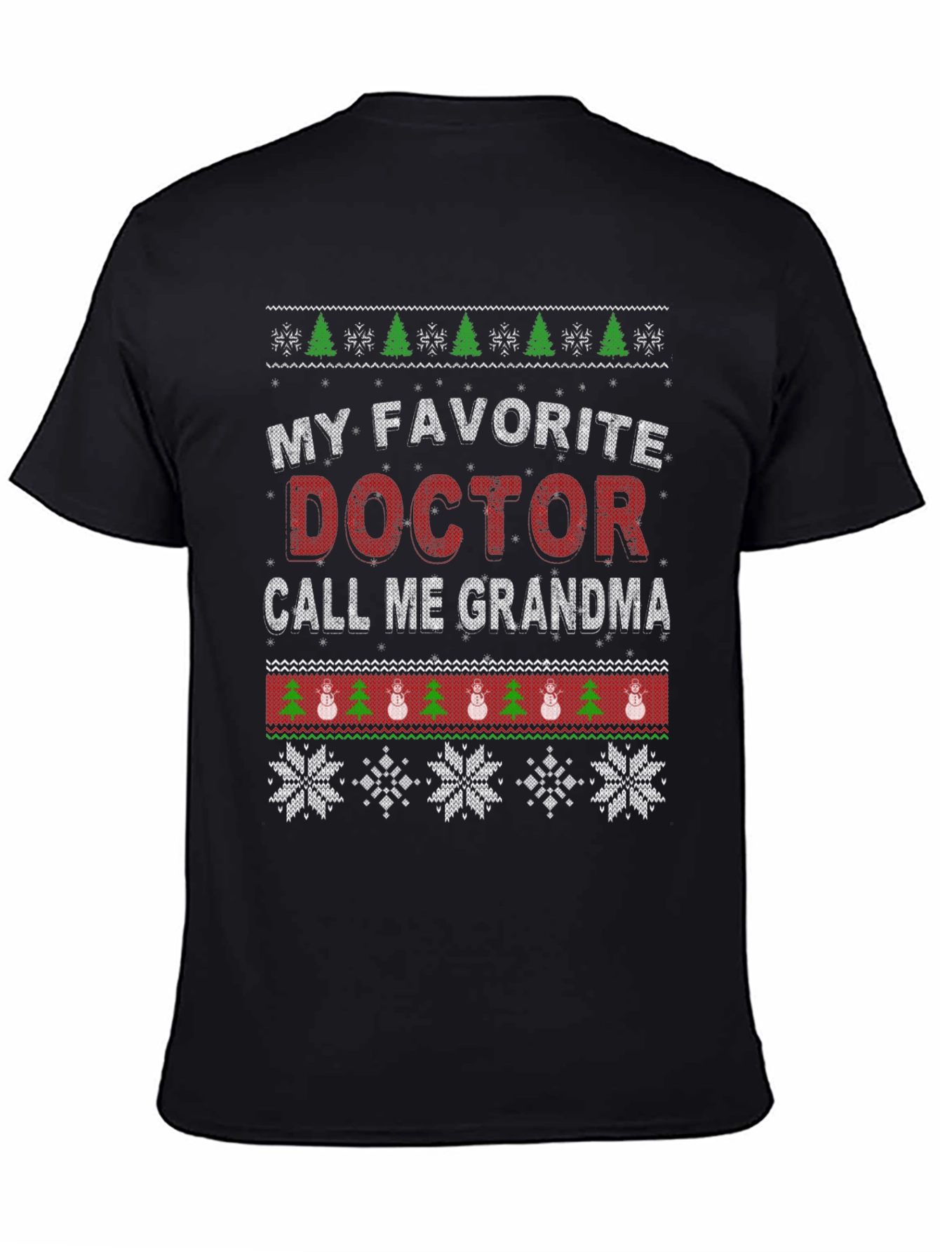 My Favorite Doctor Grandma Knit Pattern Tee