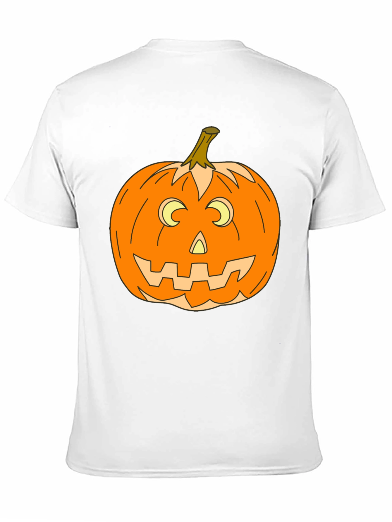 Halloween Pumpkin Graphic Tee - Spooky Season Style