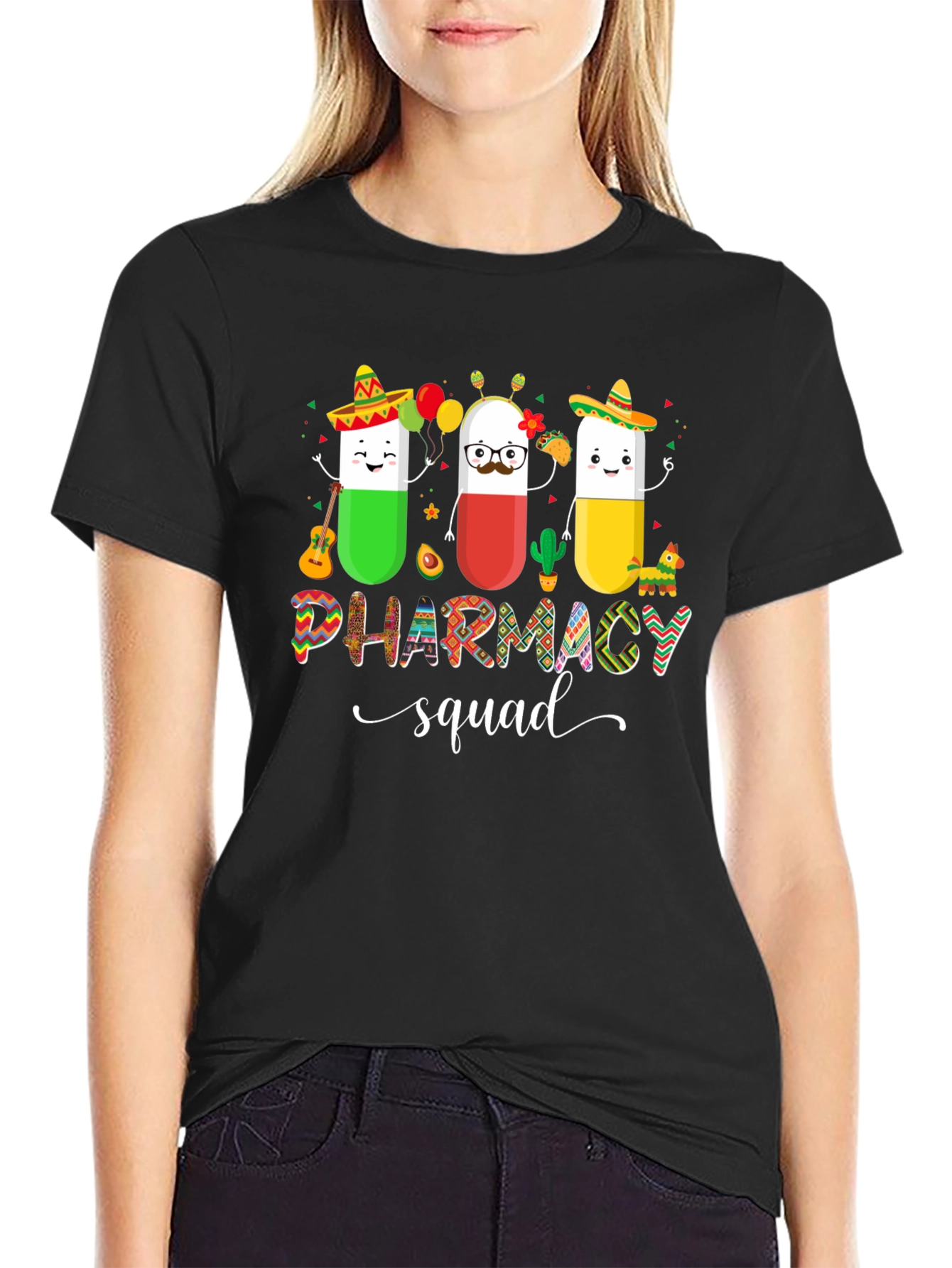 Pharmacy Squad Fiesta T-Shirt Cinco De Mayo