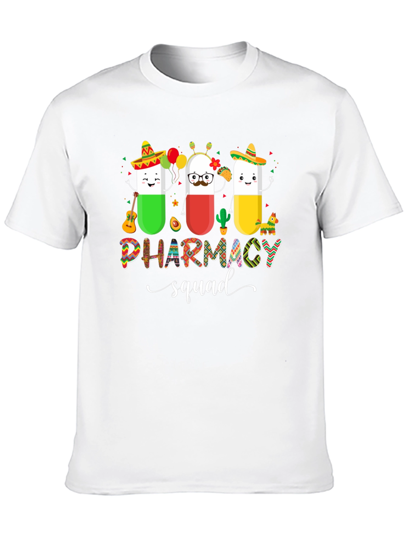 Pharmacy Squad Fiesta T-Shirt Cinco De Mayo