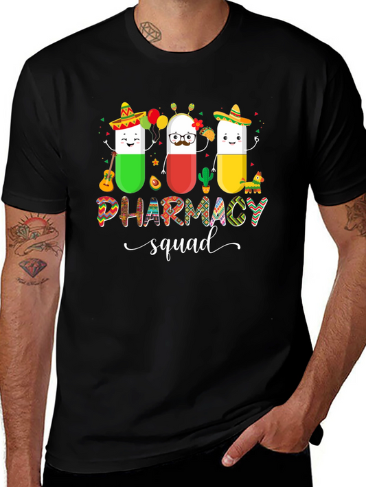 Pharmacy Squad Fiesta T-Shirt Cinco De Mayo