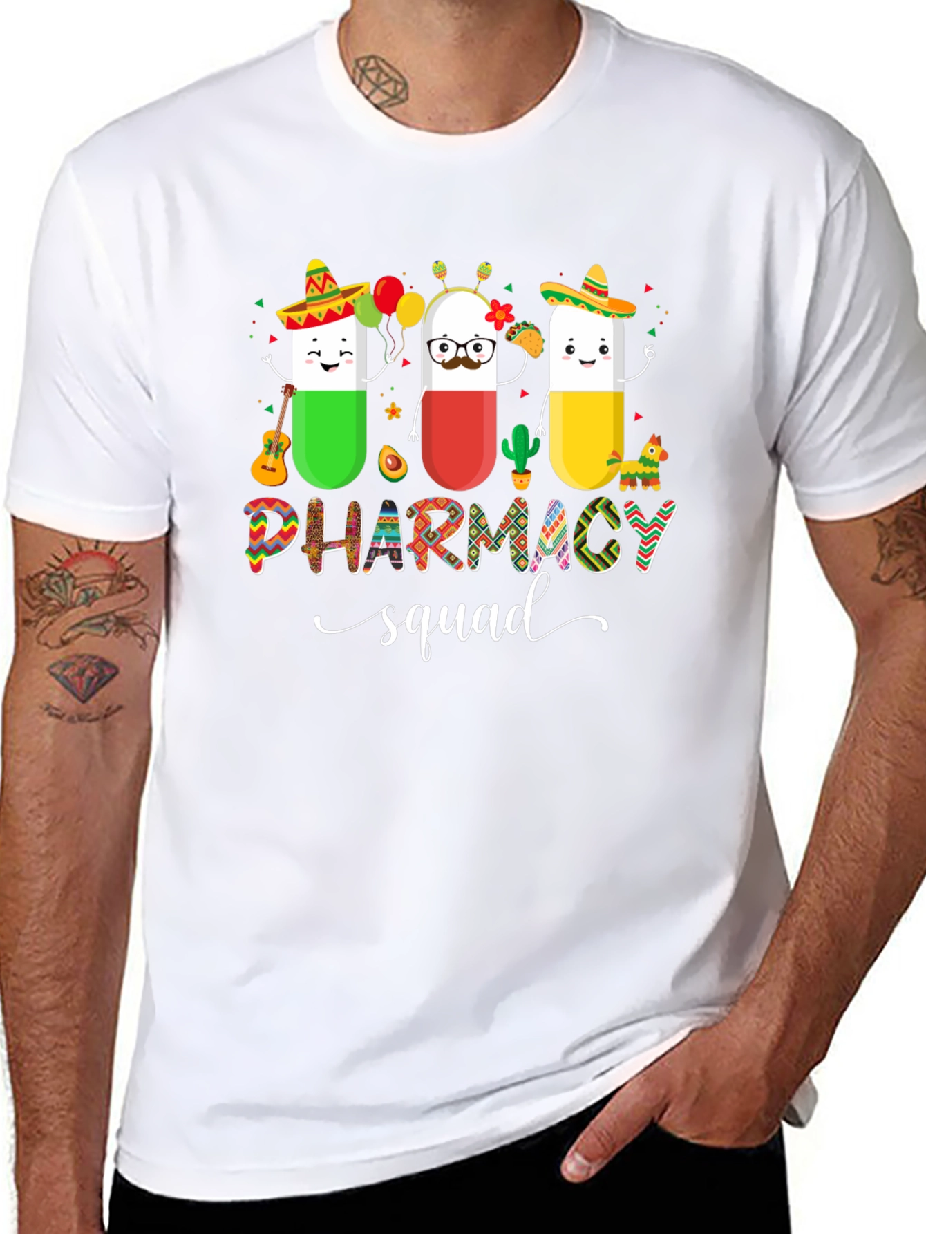 Pharmacy Squad Fiesta T-Shirt Cinco De Mayo