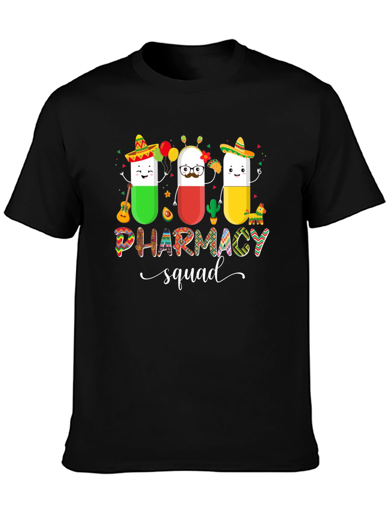 Pharmacy Squad Fiesta T-Shirt Cinco De Mayo