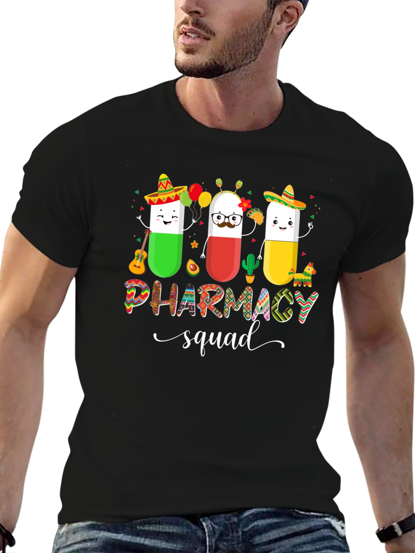 Pharmacy Squad Fiesta T-Shirt Cinco De Mayo