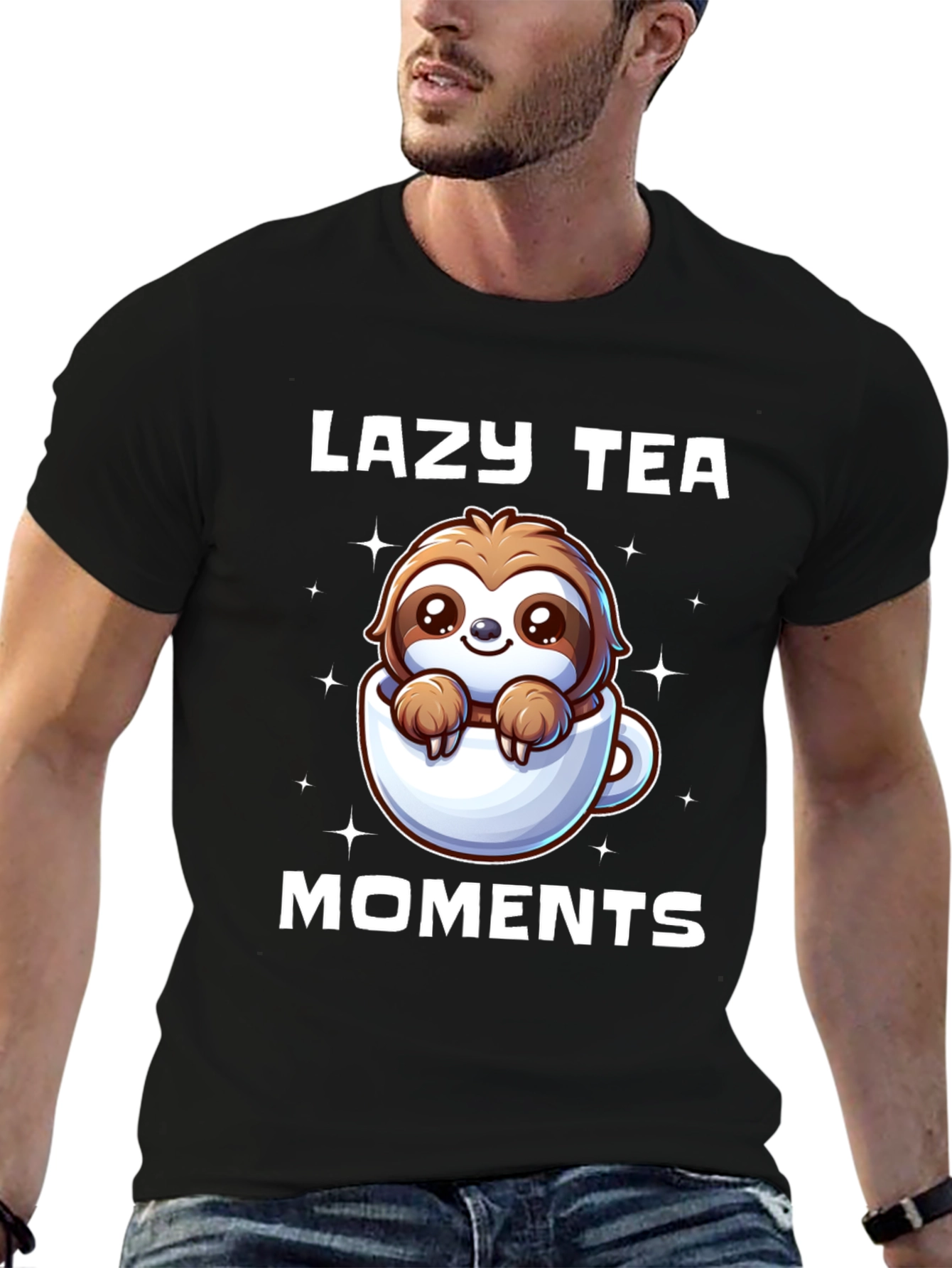 Lazy Tea Moments Sloth T-Shirt - Cute & Comfy
