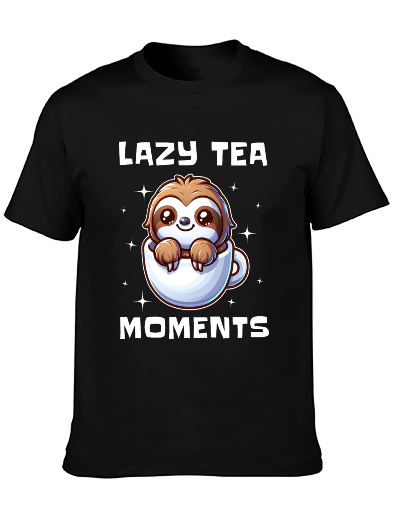 Lazy Tea Moments Sloth T-Shirt - Cute & Comfy