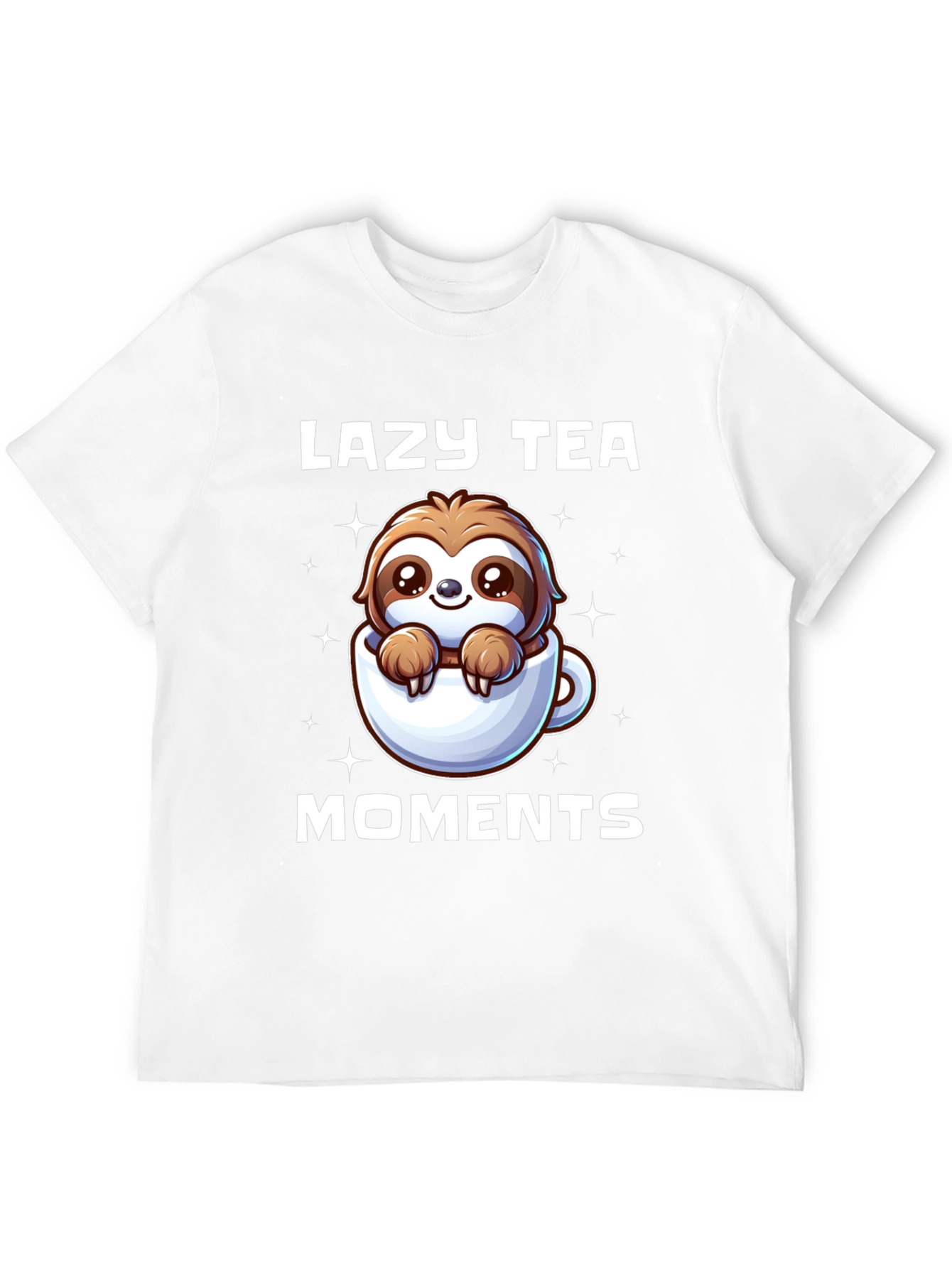 Lazy Tea Moments Sloth T-Shirt - Cute & Comfy