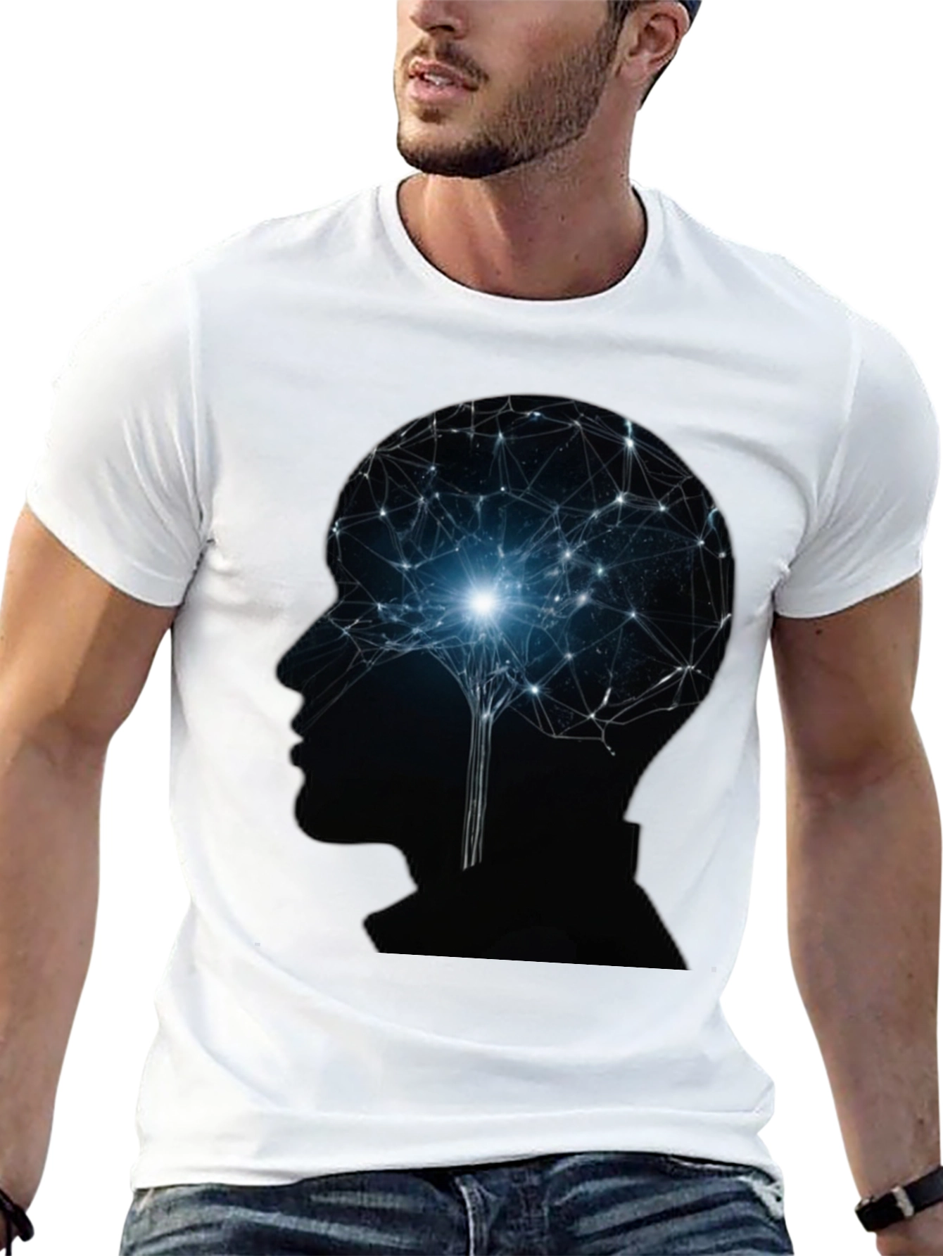 Brain Network Tee - Conceptual Mind T-Shirt