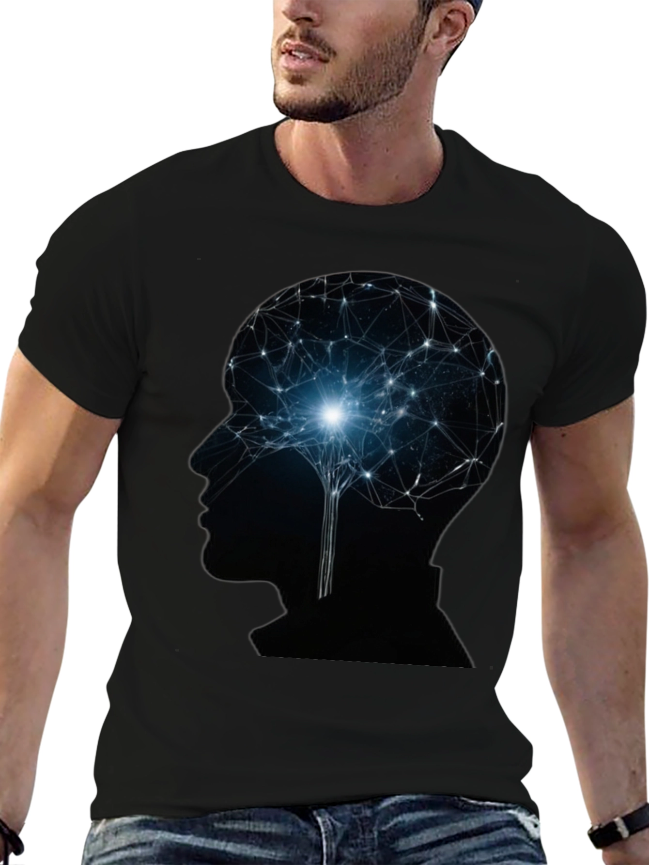 Brain Network Tee - Conceptual Mind T-Shirt