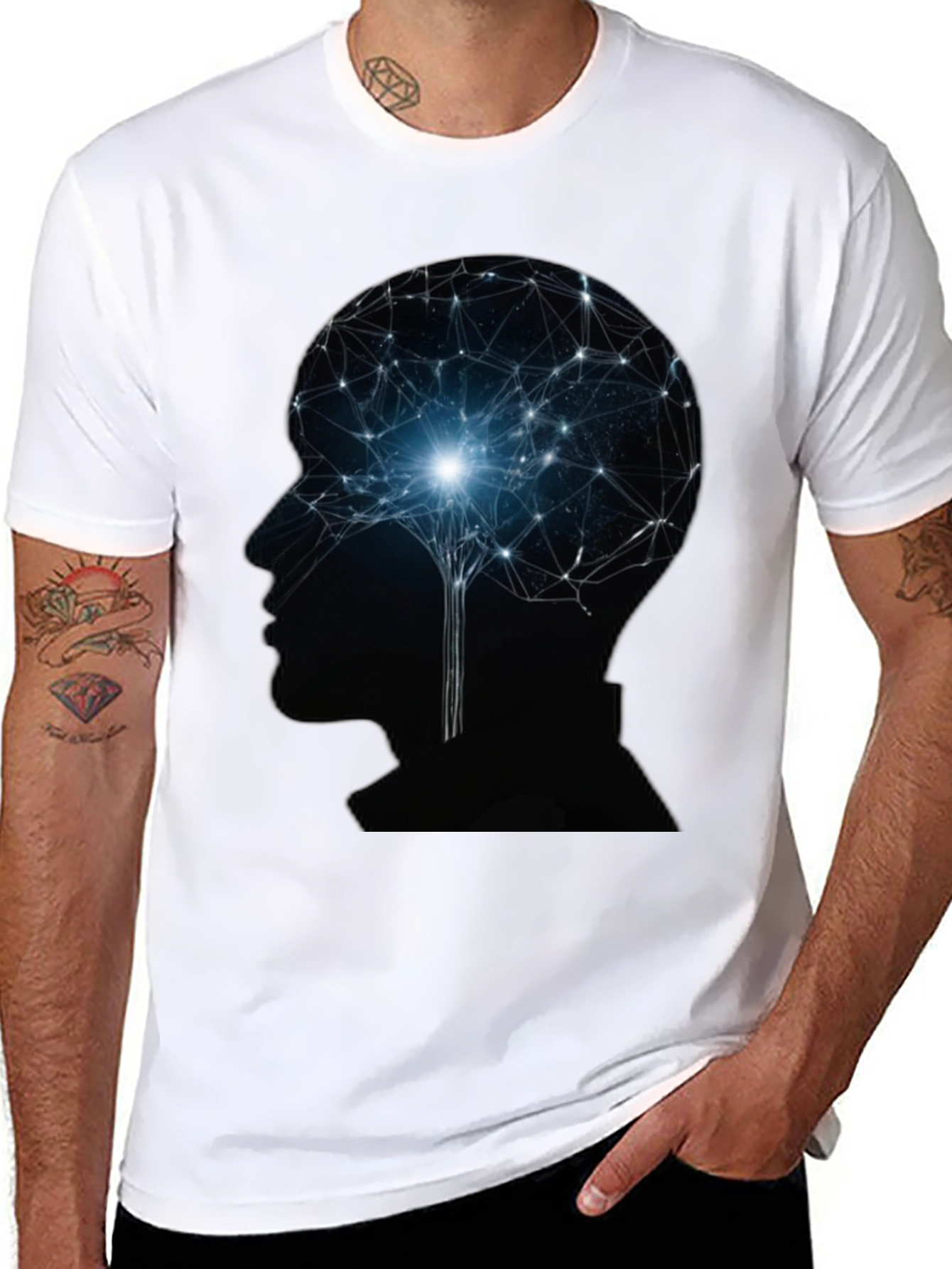 Brain Network Tee - Conceptual Mind T-Shirt