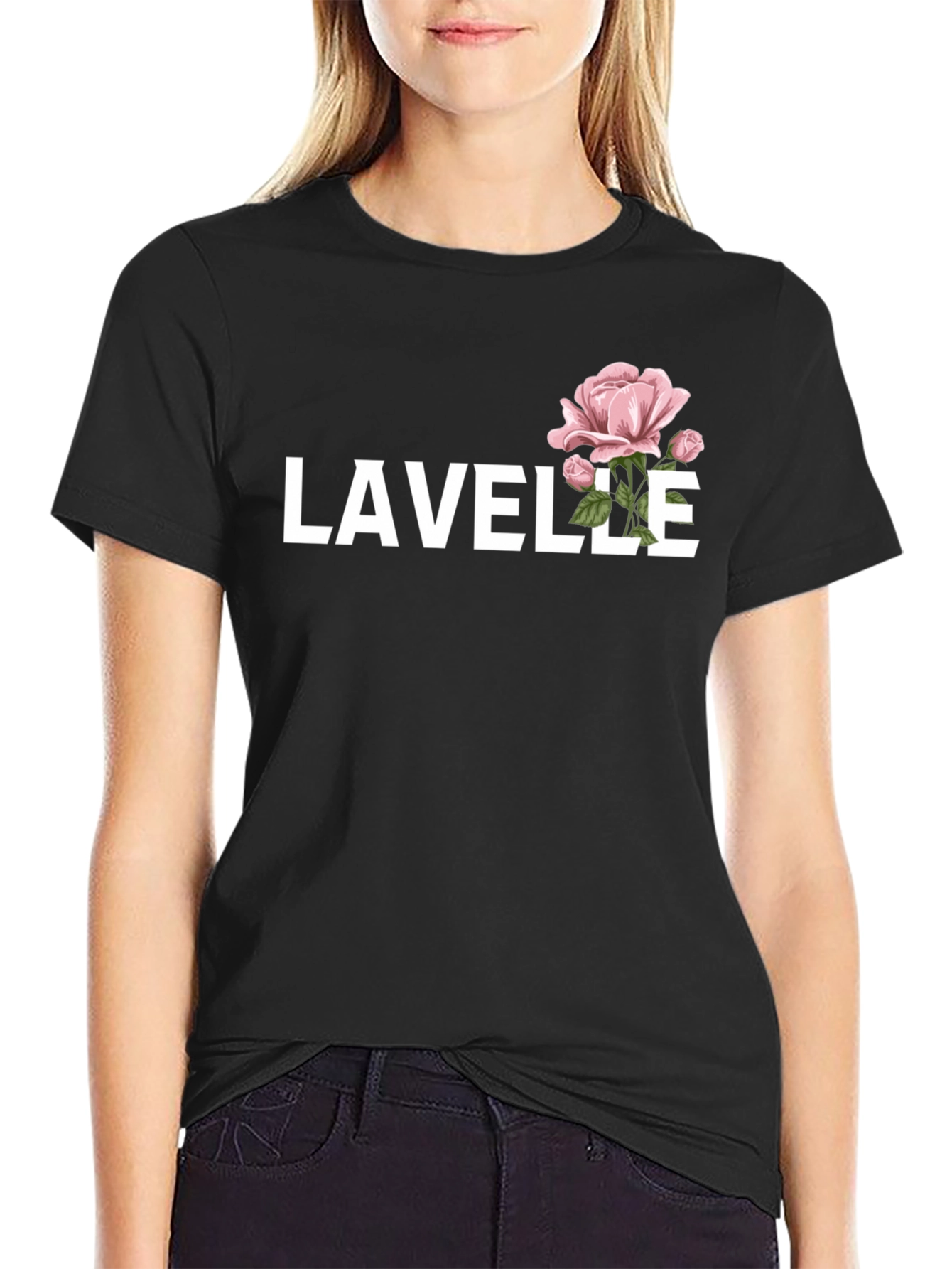 Lavelle Flower Graphic Tee - Stylish Comfort