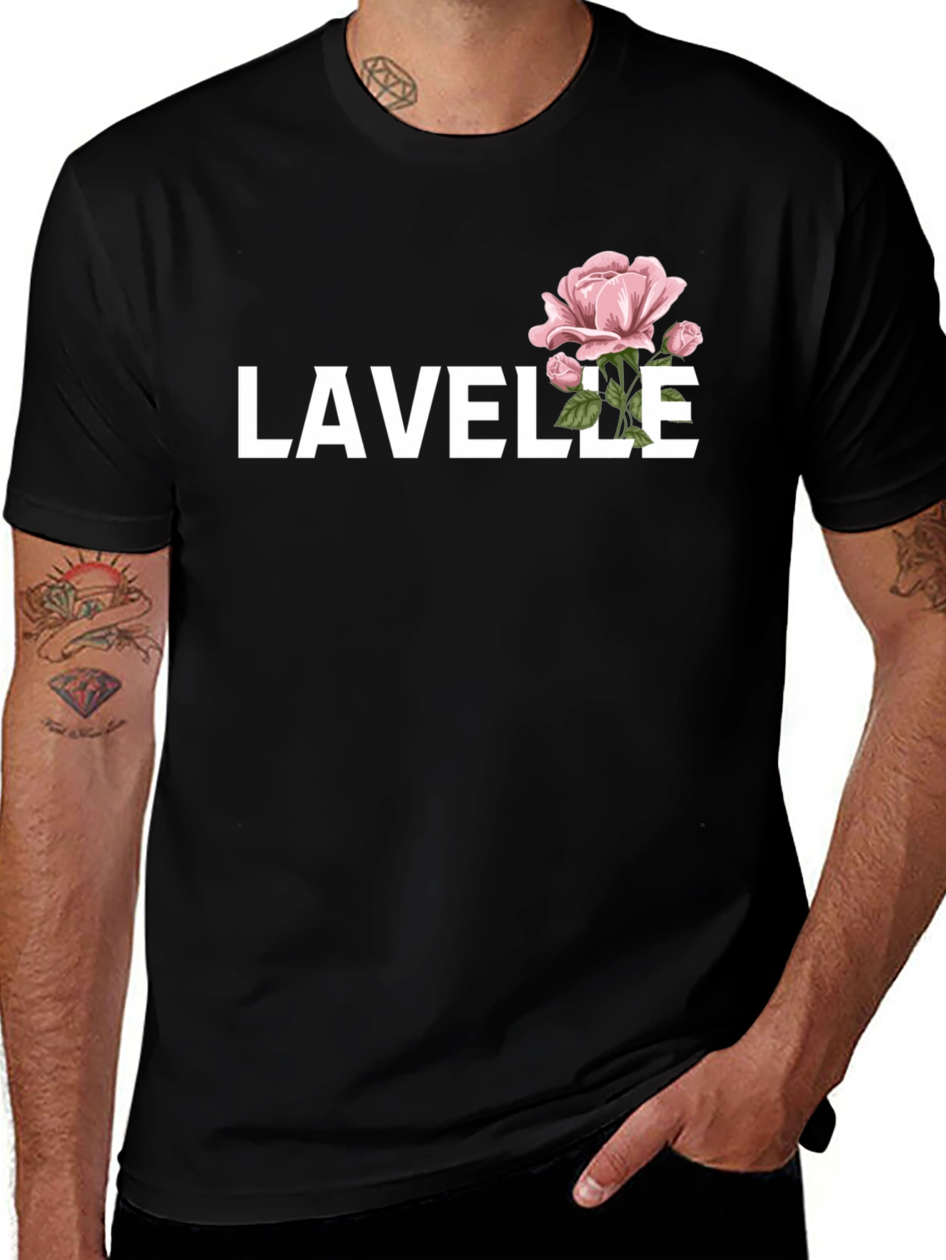 Lavelle Flower Graphic Tee - Stylish Comfort