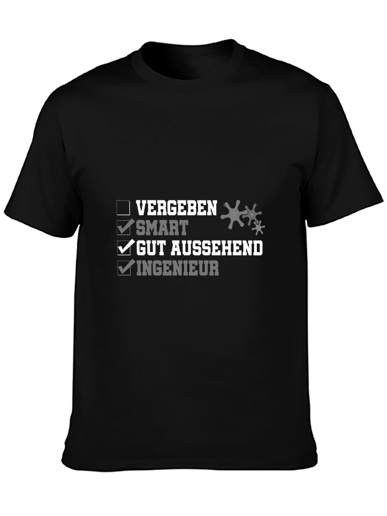 Smart Engineer Graphic Tee - Funny German T-Shirt