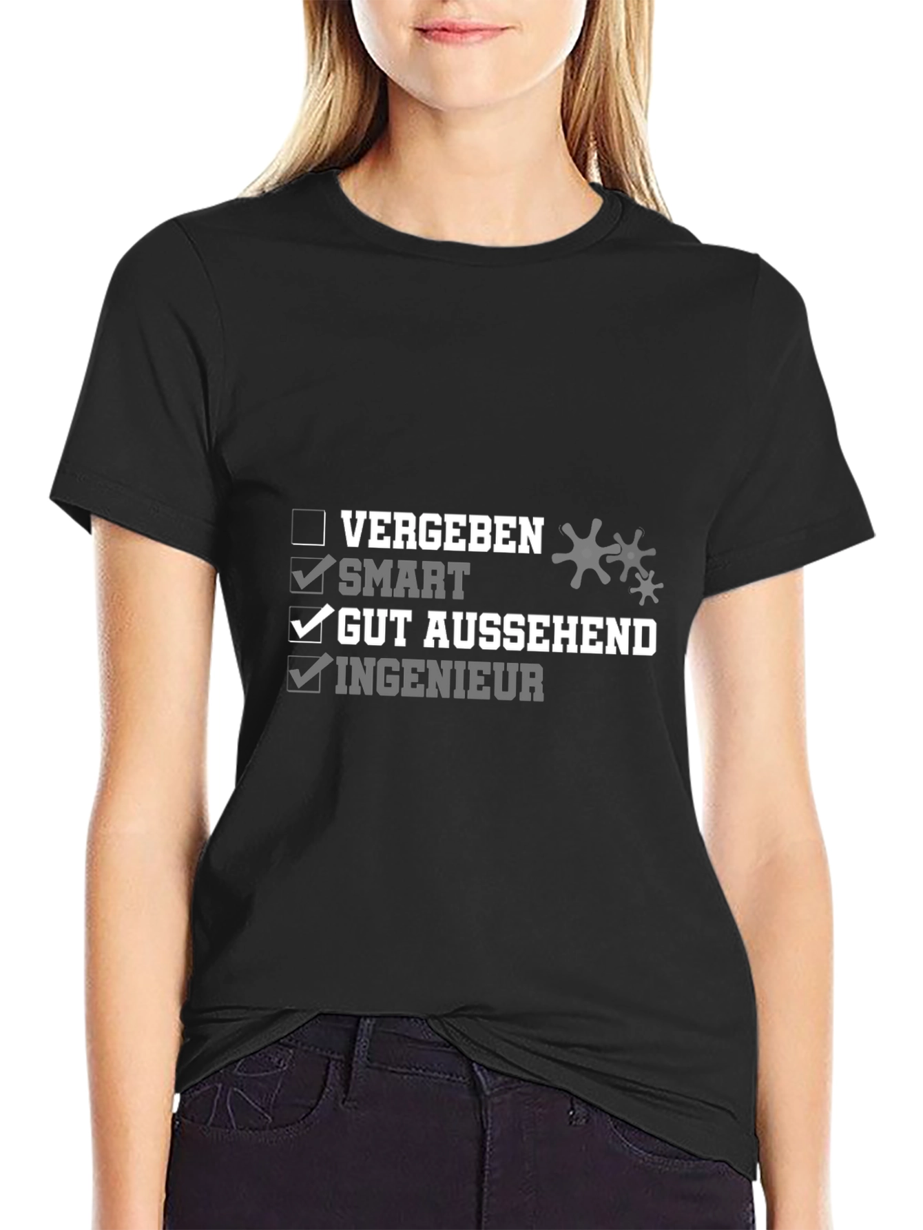 Smart Engineer Graphic Tee - Funny German T-Shirt