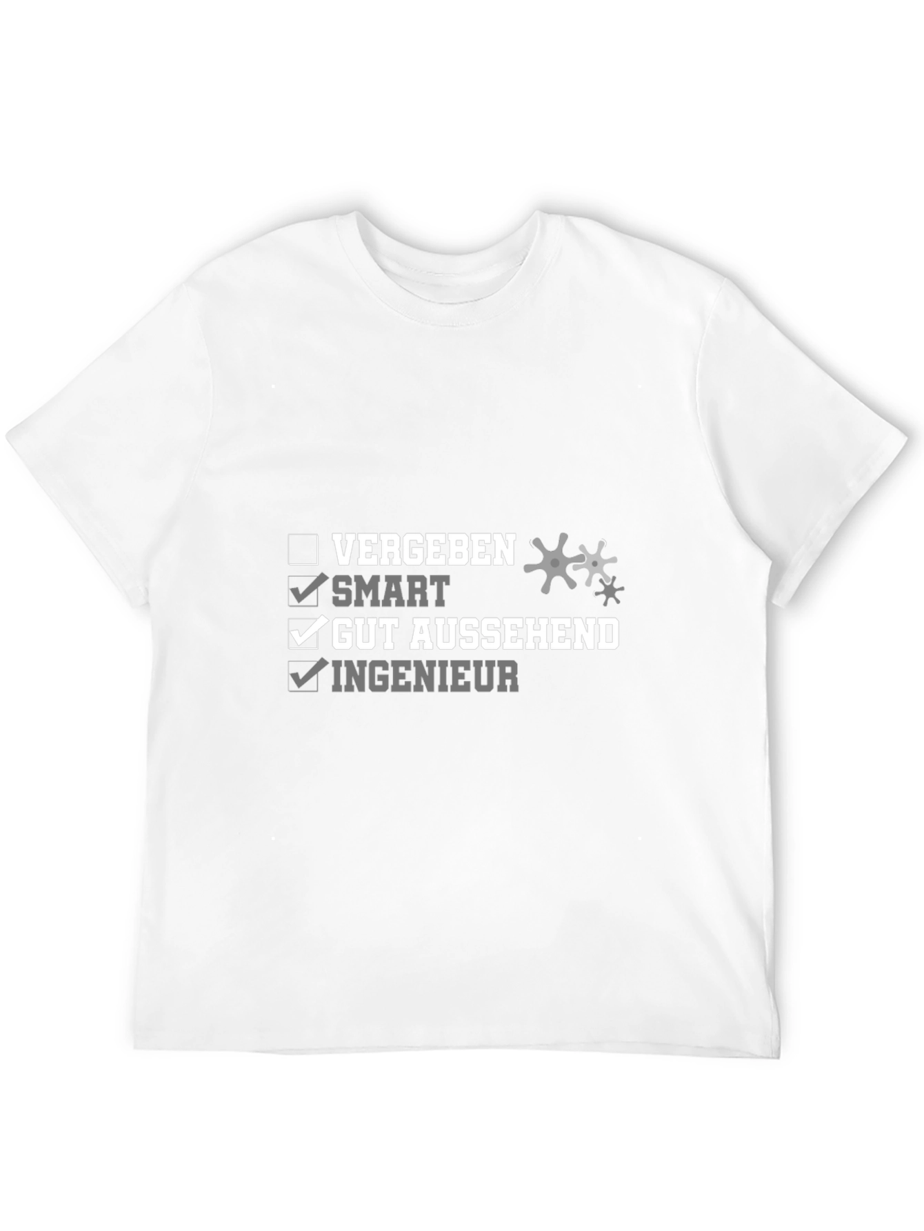 Smart Engineer Graphic Tee - Funny German T-Shirt