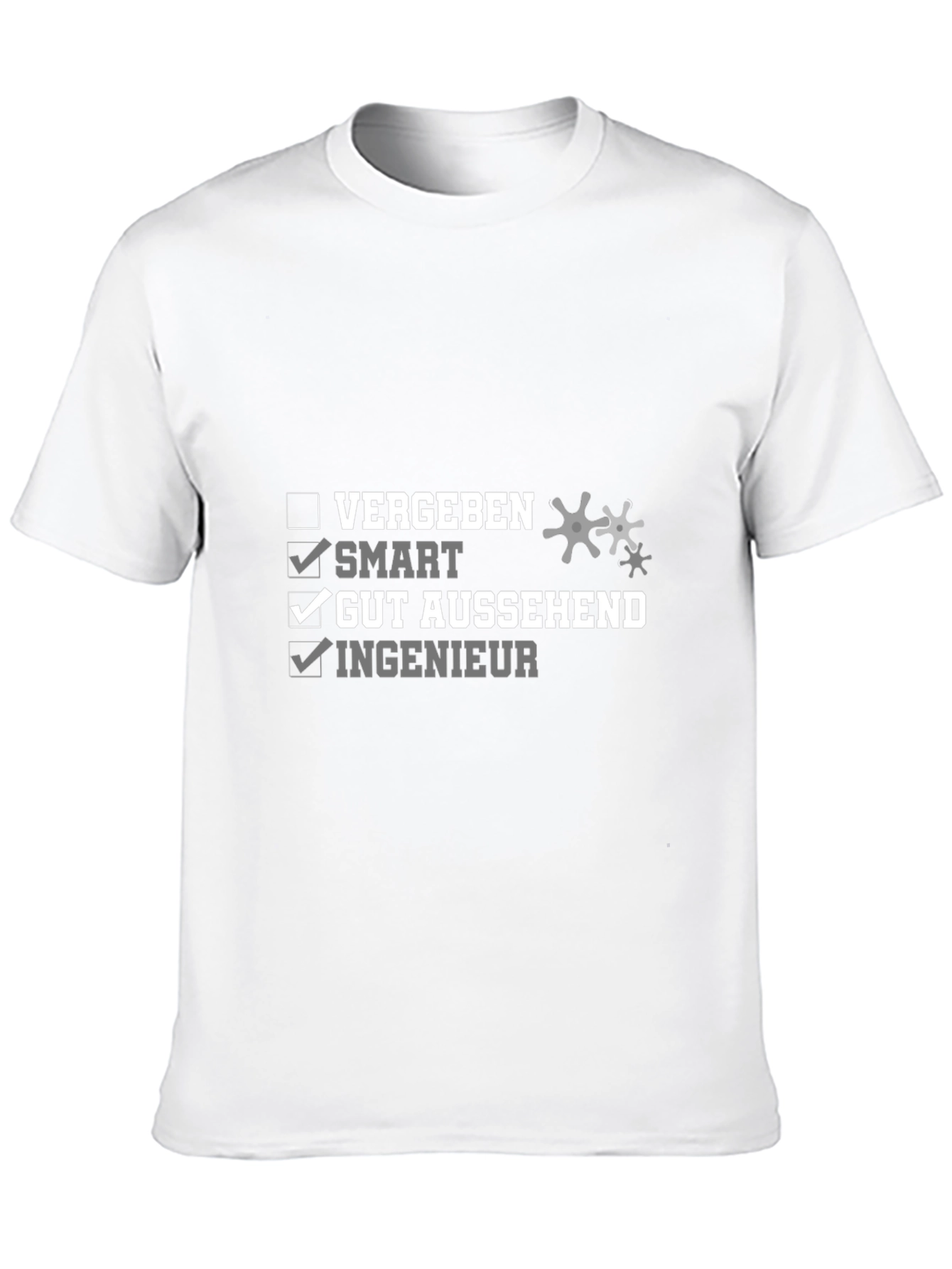 Smart Engineer Graphic Tee - Funny German T-Shirt