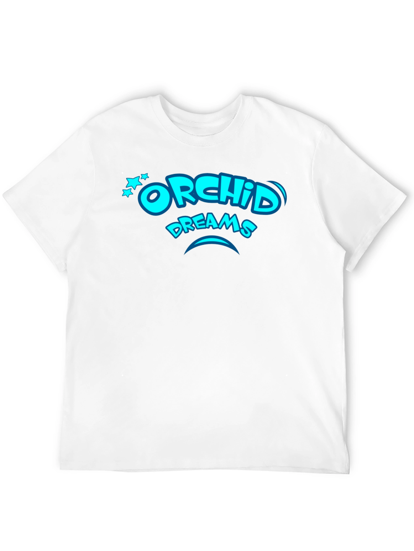 Orchid Dreams Black T-Shirt