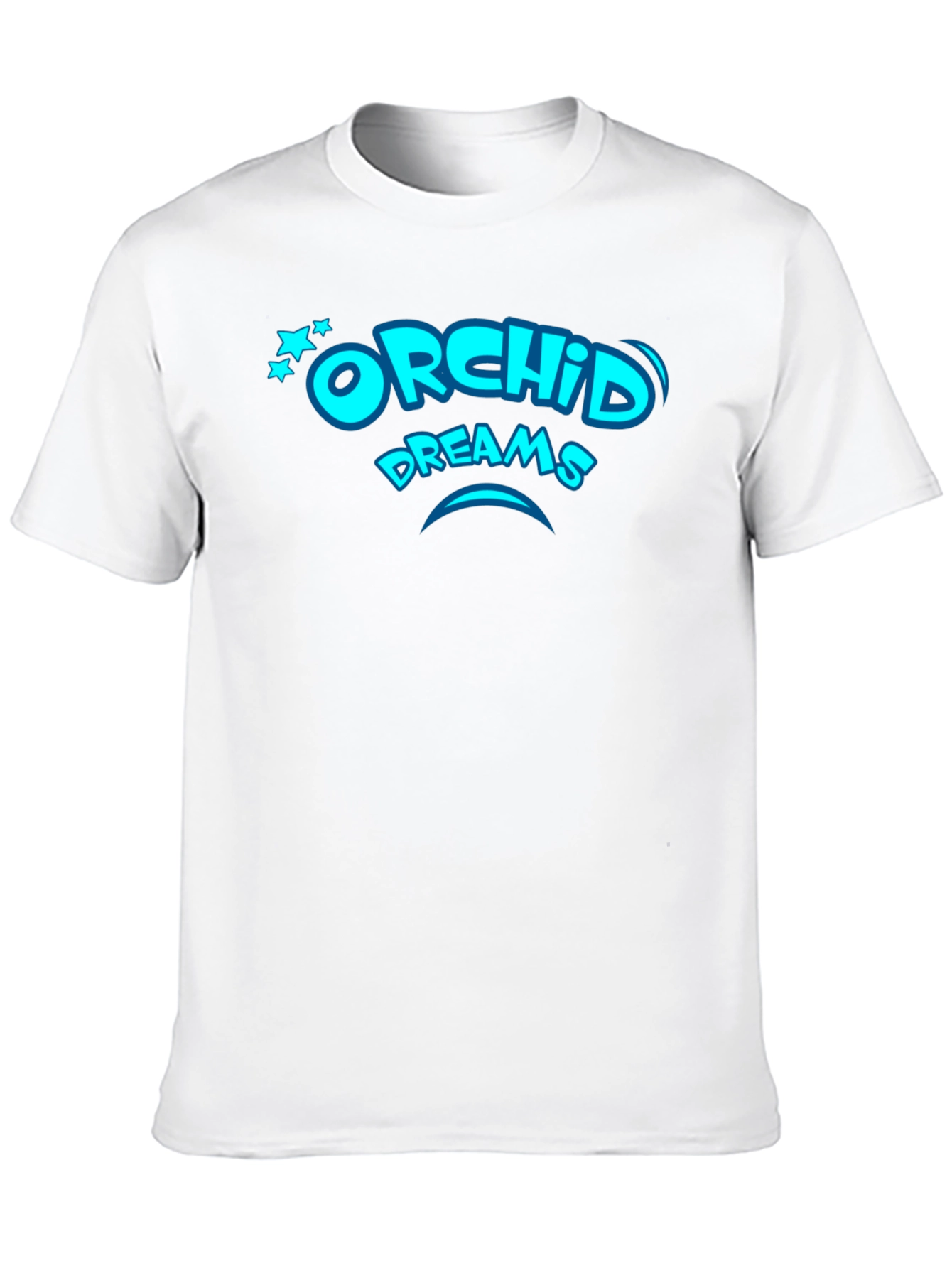 Orchid Dreams Black T-Shirt