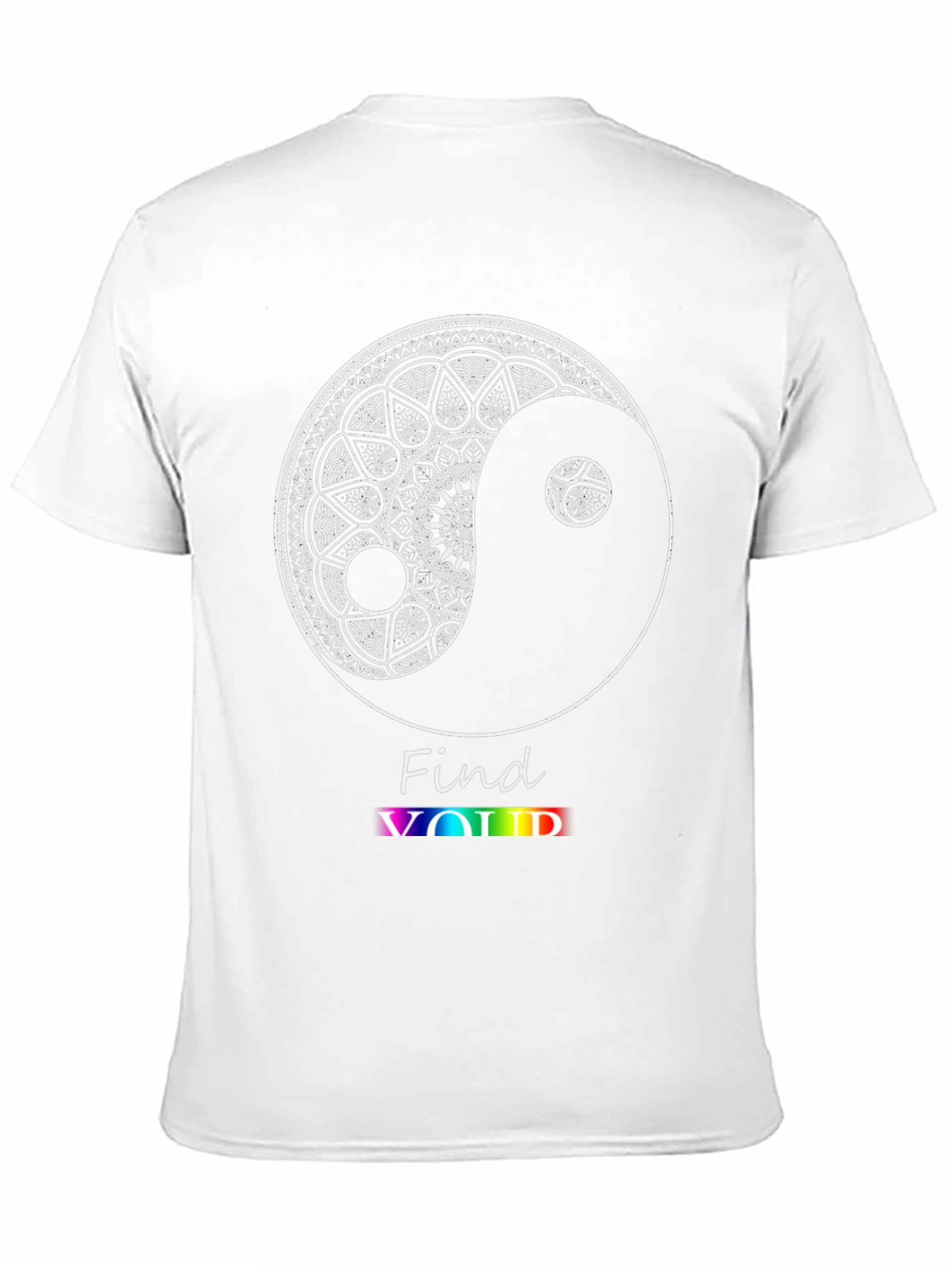 Yin Yang Mandala Graphic Tee - Find Your Void