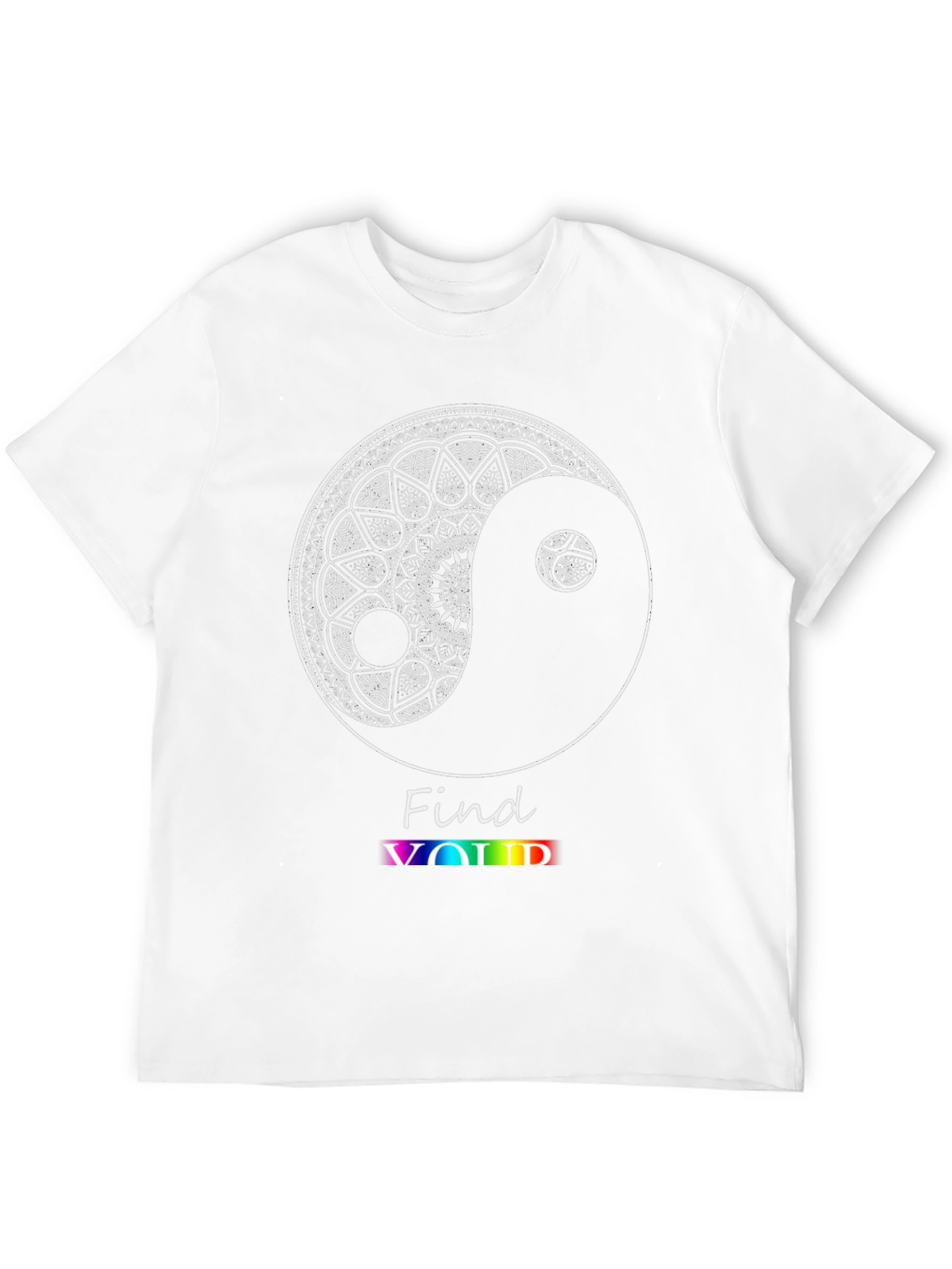 Yin Yang Mandala Graphic Tee - Find Your Void