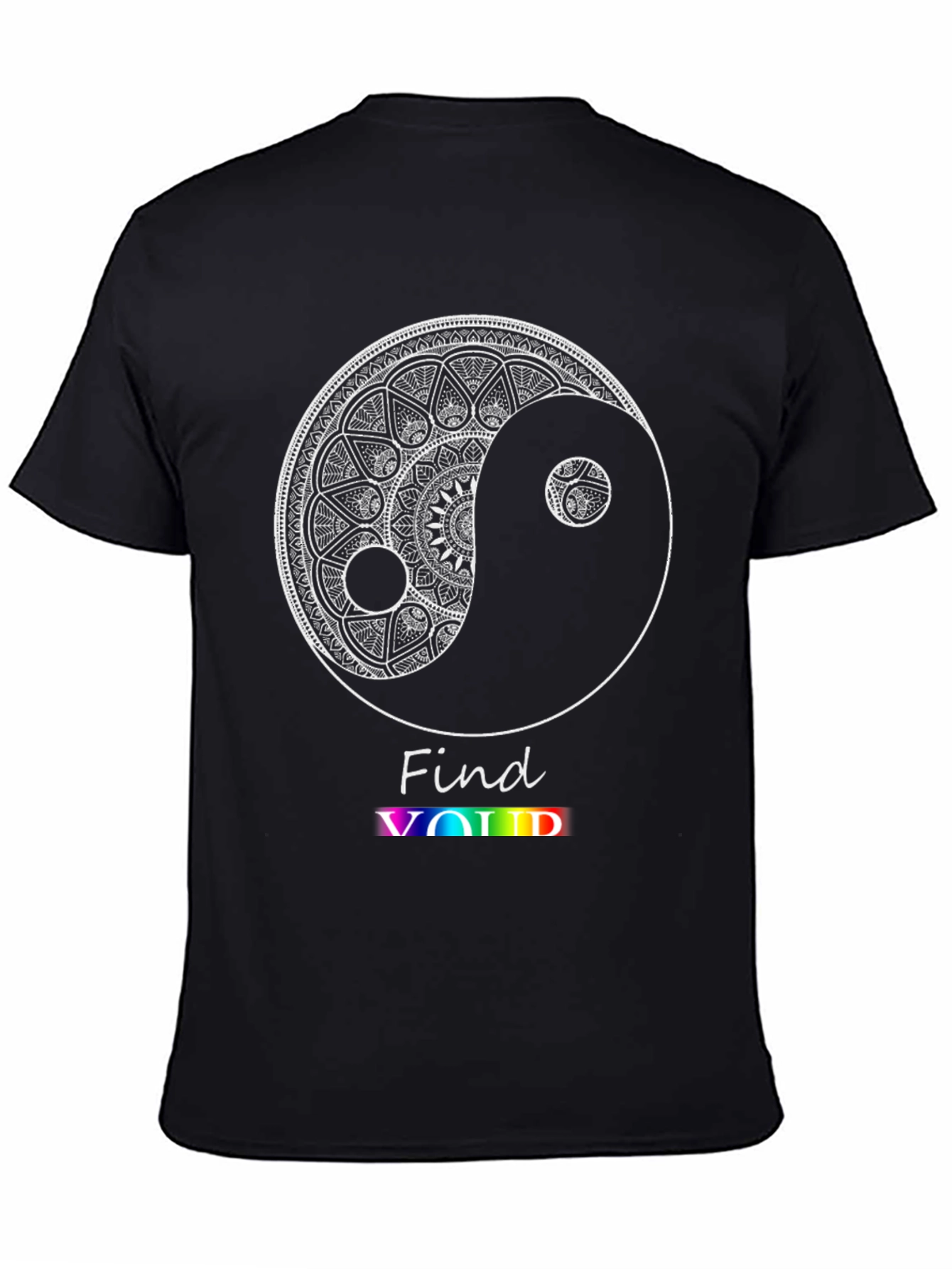 Yin Yang Mandala Graphic Tee - Find Your Void