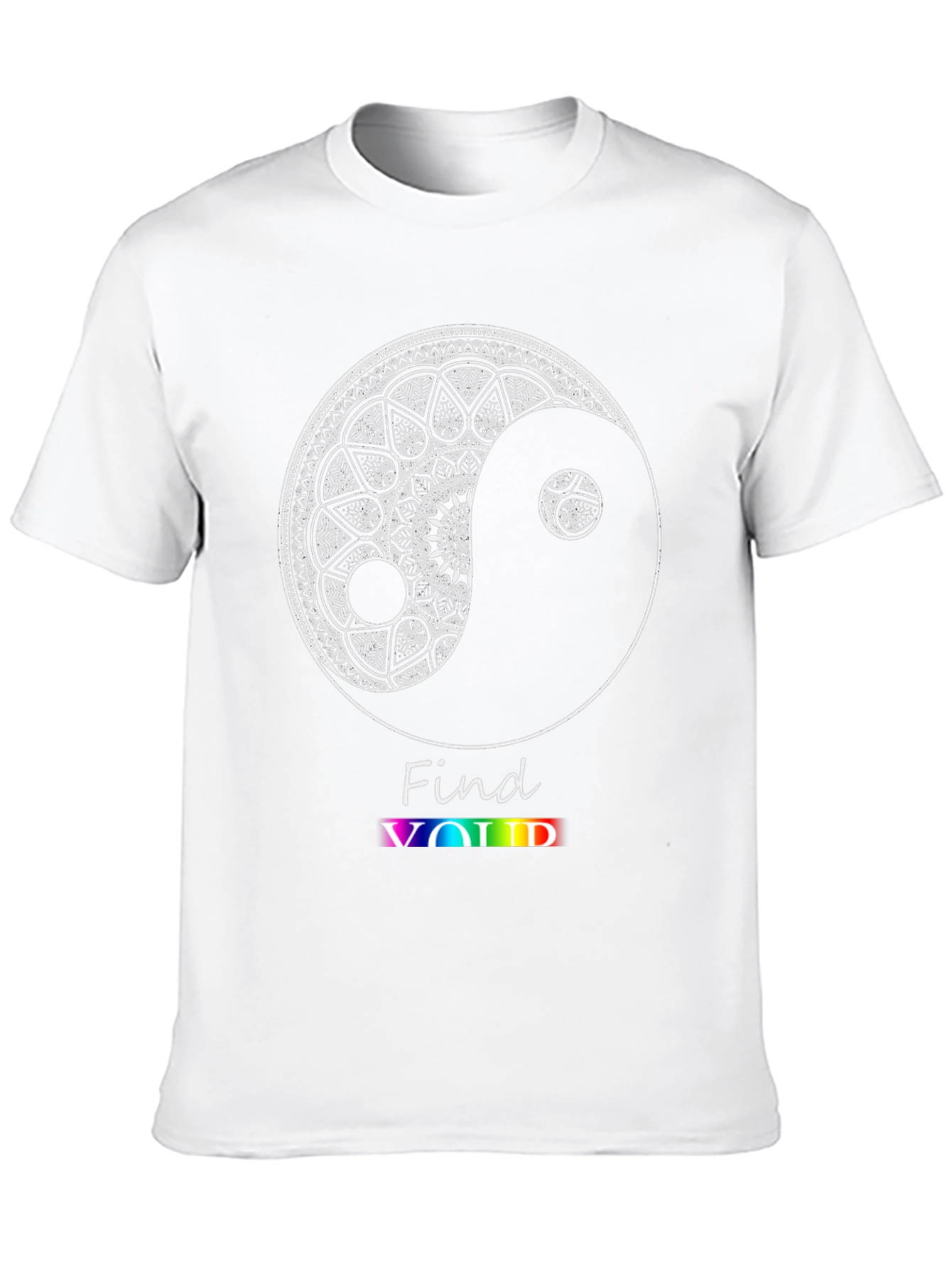 Yin Yang Mandala Graphic Tee - Find Your Void