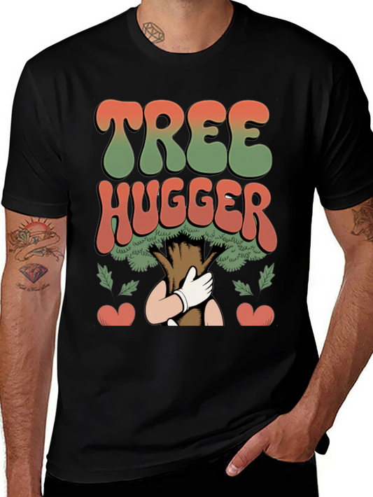 Tree Hugger Graphic T-Shirt - Environmental Tee