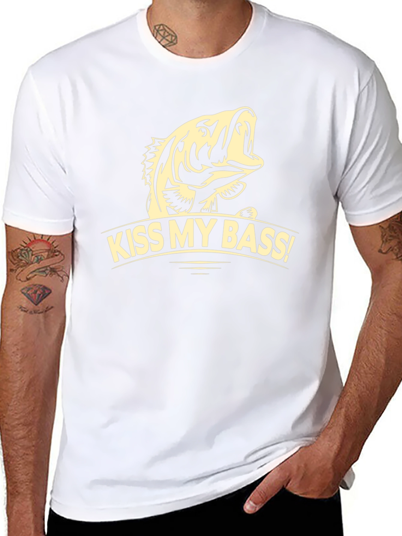 Kiss My Bass Graphic T-Shirt
