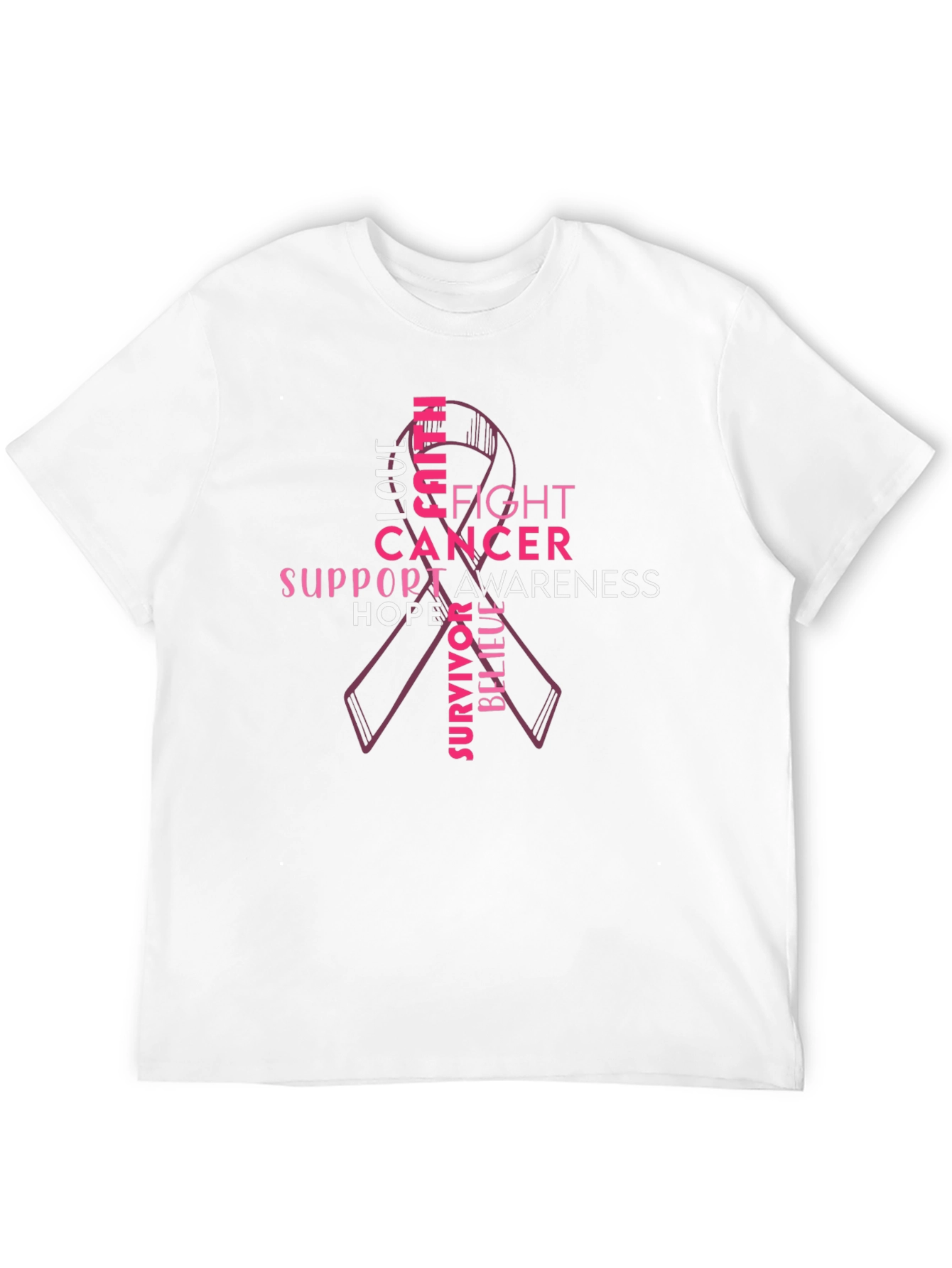 Fight Cancer Awareness Ribbon T-Shirt